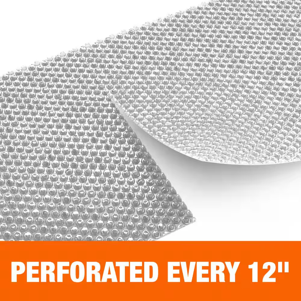 12 In. X 100 Ft. L Clear Perforated Bubble Cushion