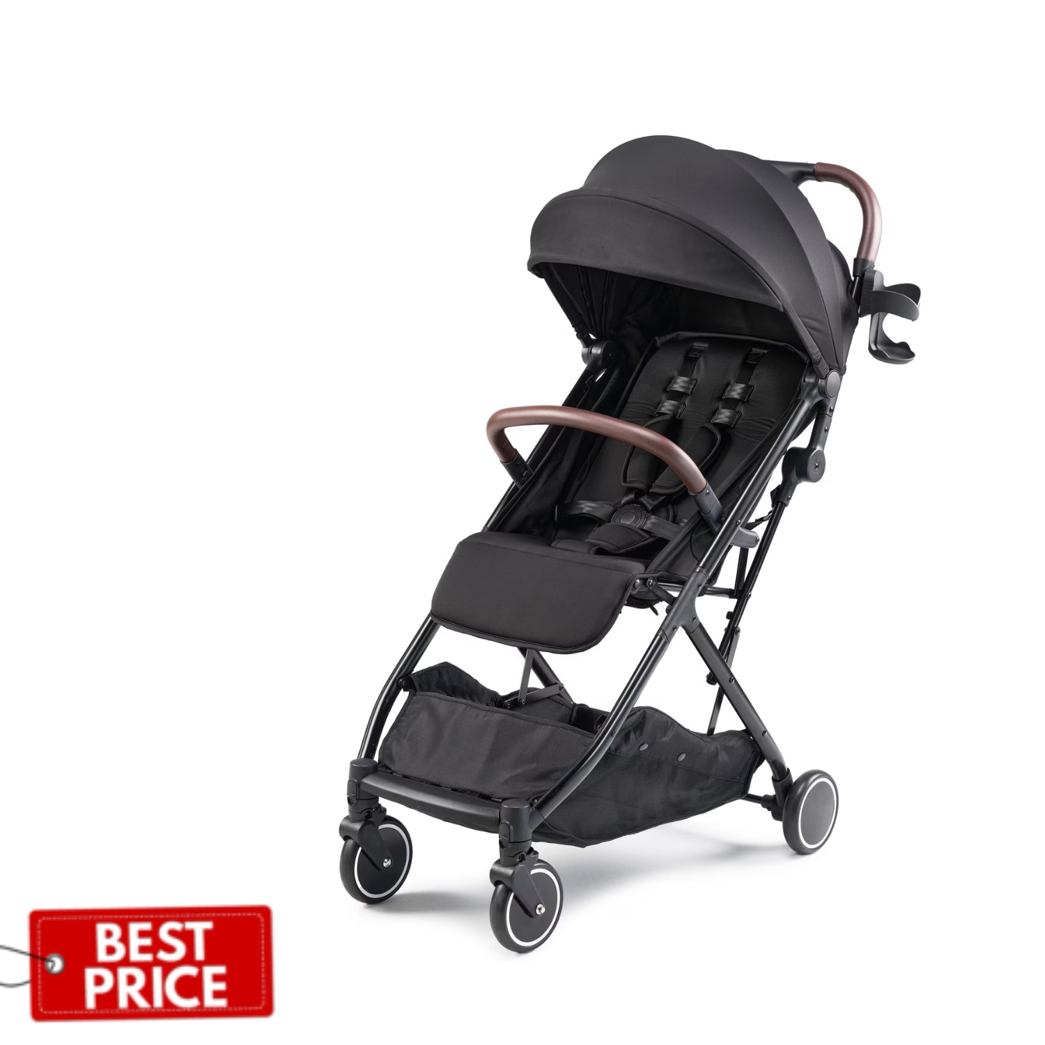 Parent's Choice Quick Fold Baby Stroller with Full-reclining Backrest, Compact