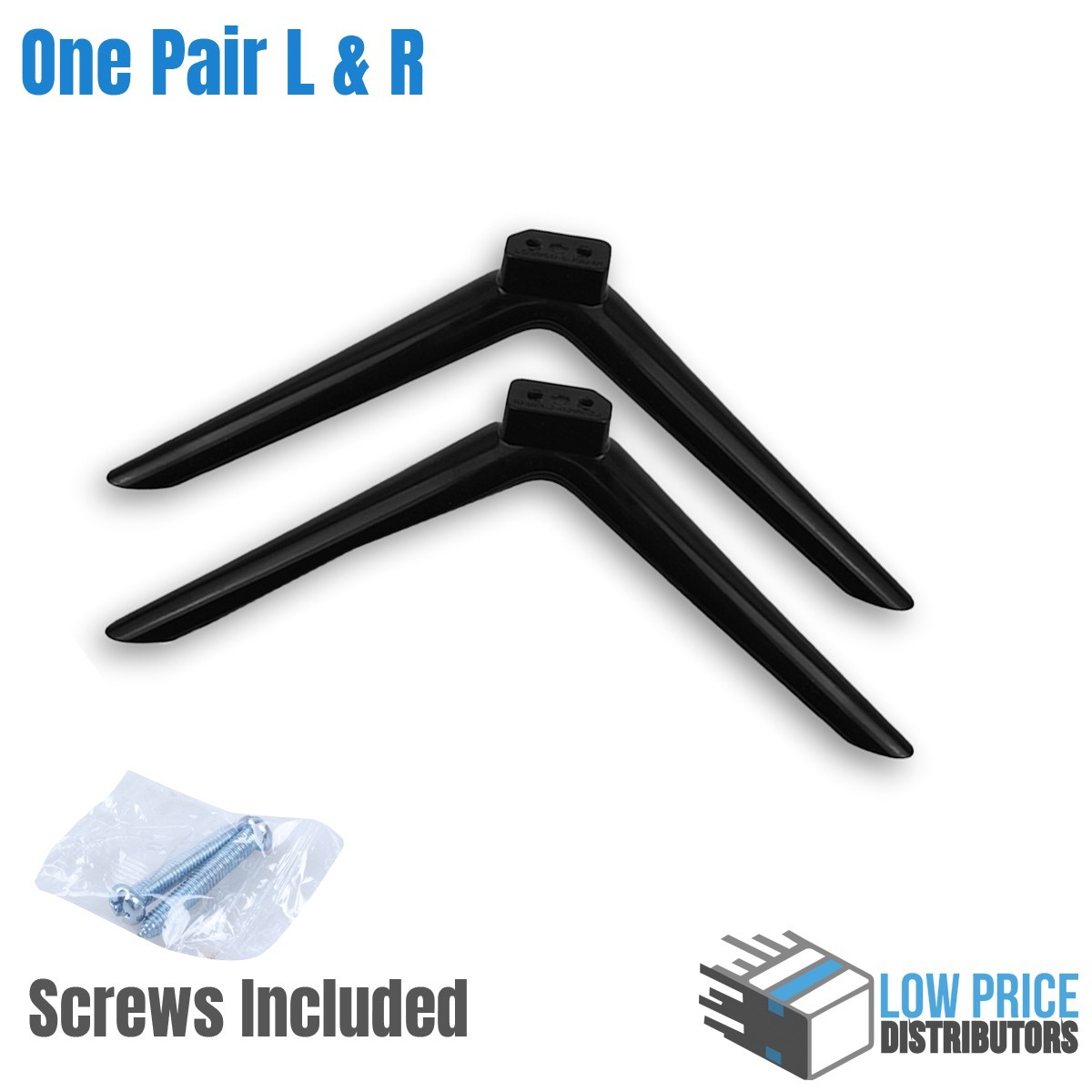 New Original Onn LD3960-SJ30-01 TV Stand Pair Legs Base