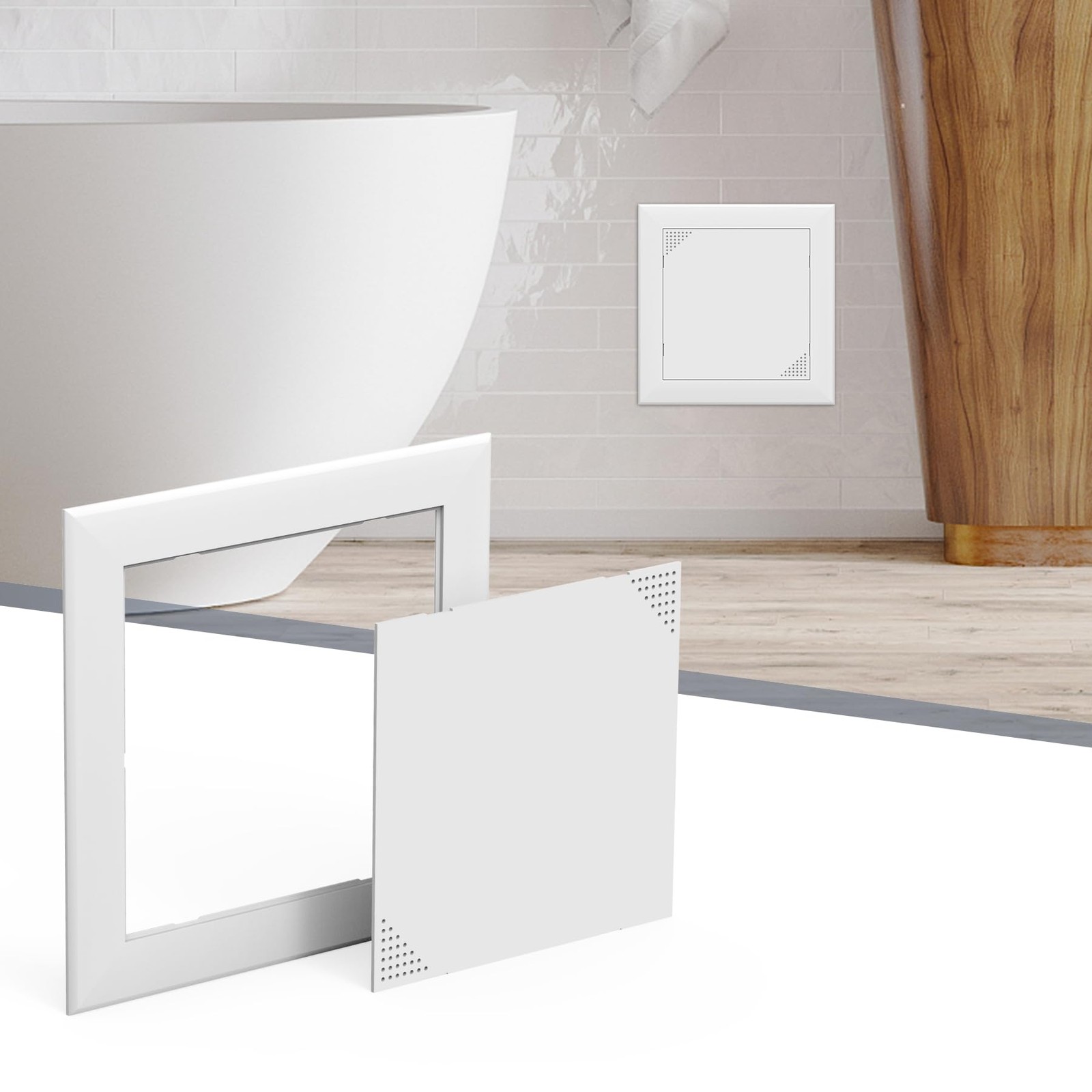 Access Panel for Drywall, Plumbing Access Door, 6" x 6" Self Adhesive Wall Ho...