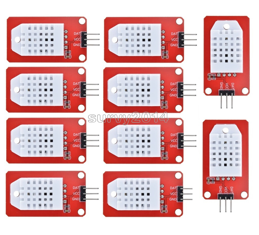 1-10PCS AM2302 DHT22 Digital Temperature and Humidity Sensor Module 3.3V-5V