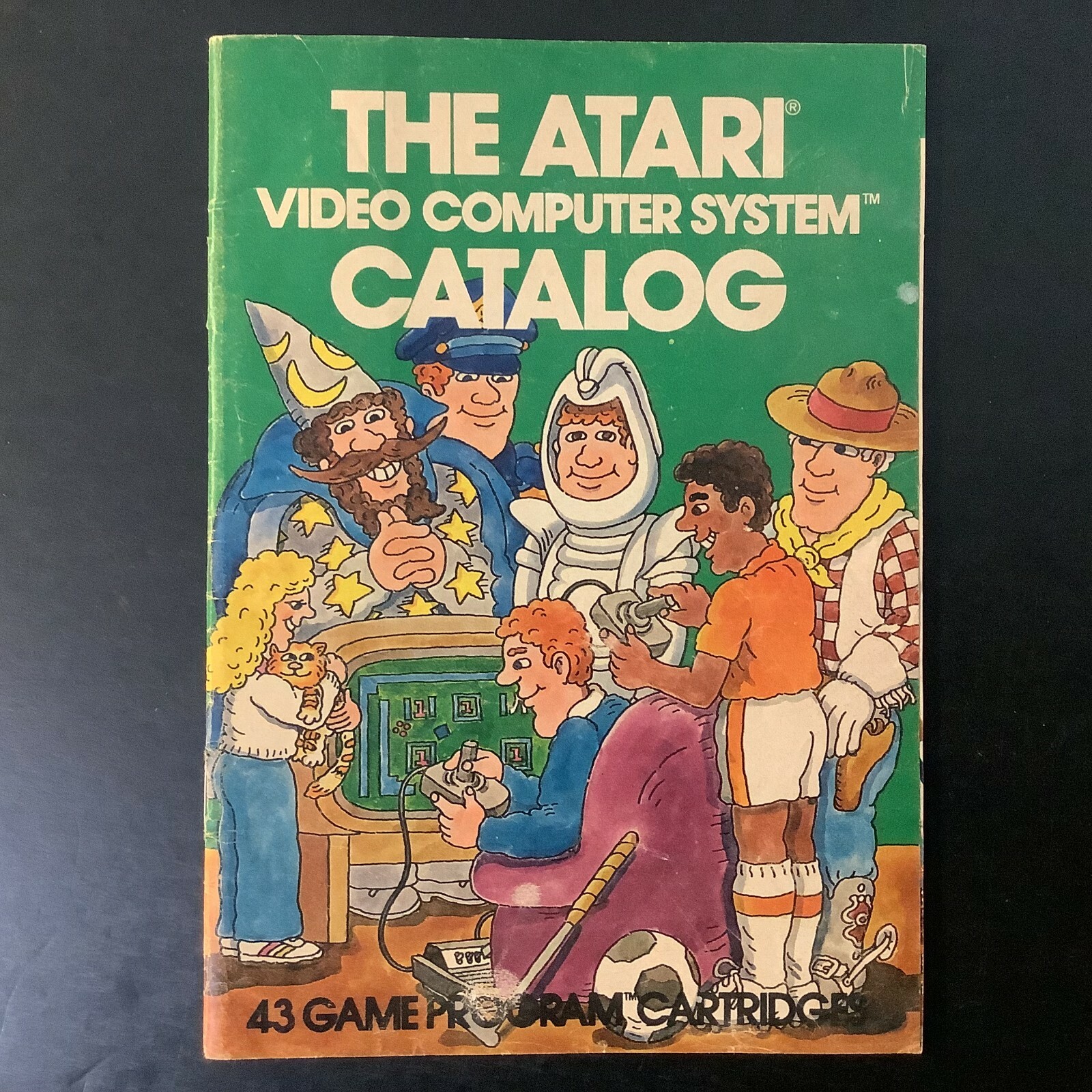 Atari 2600 Catalog 43 Game Cartridges Insert Only