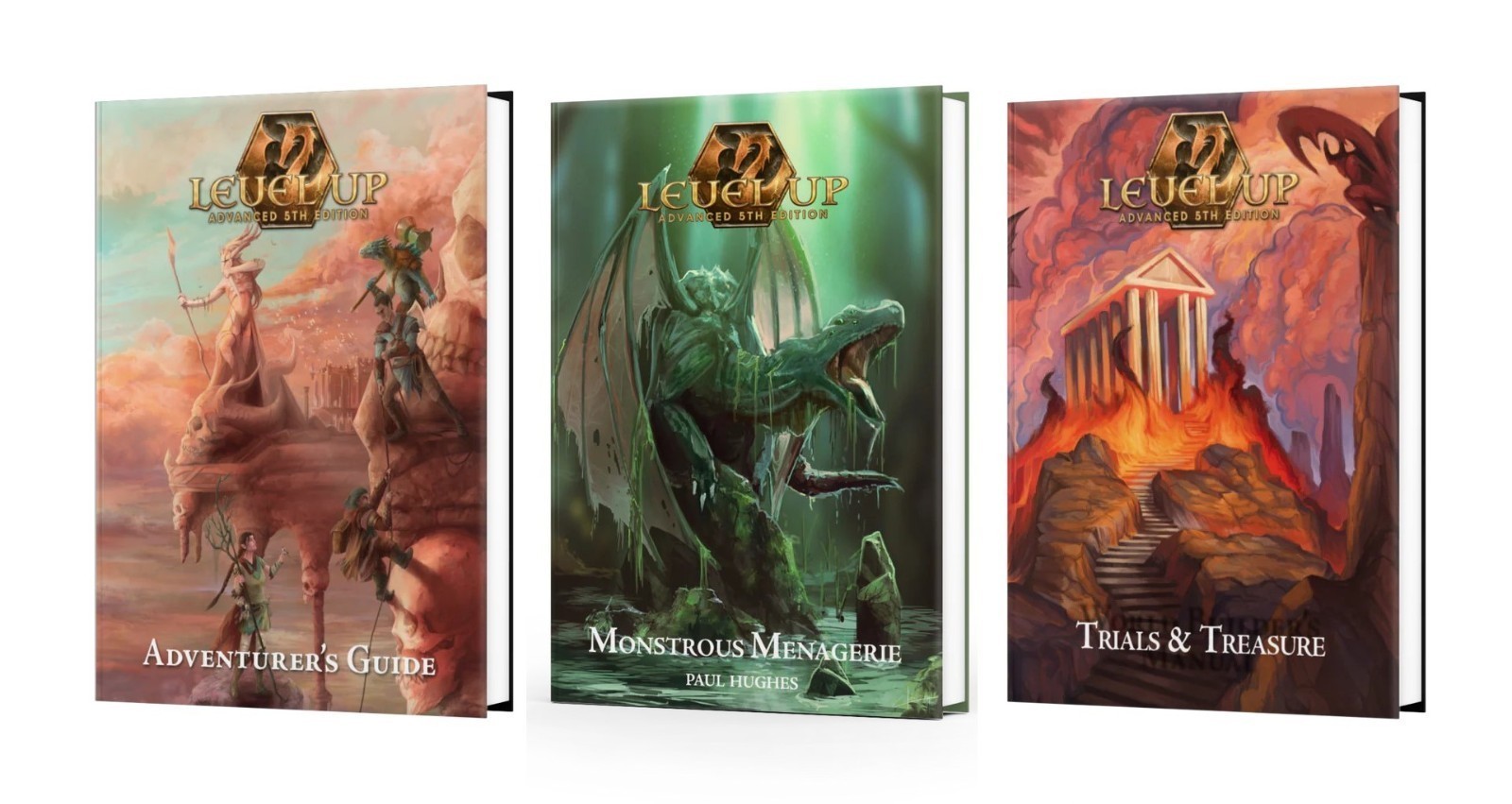 Level Up Advanced 5th Edition Adventurers Guide, Trials & Treasures & Beastiary