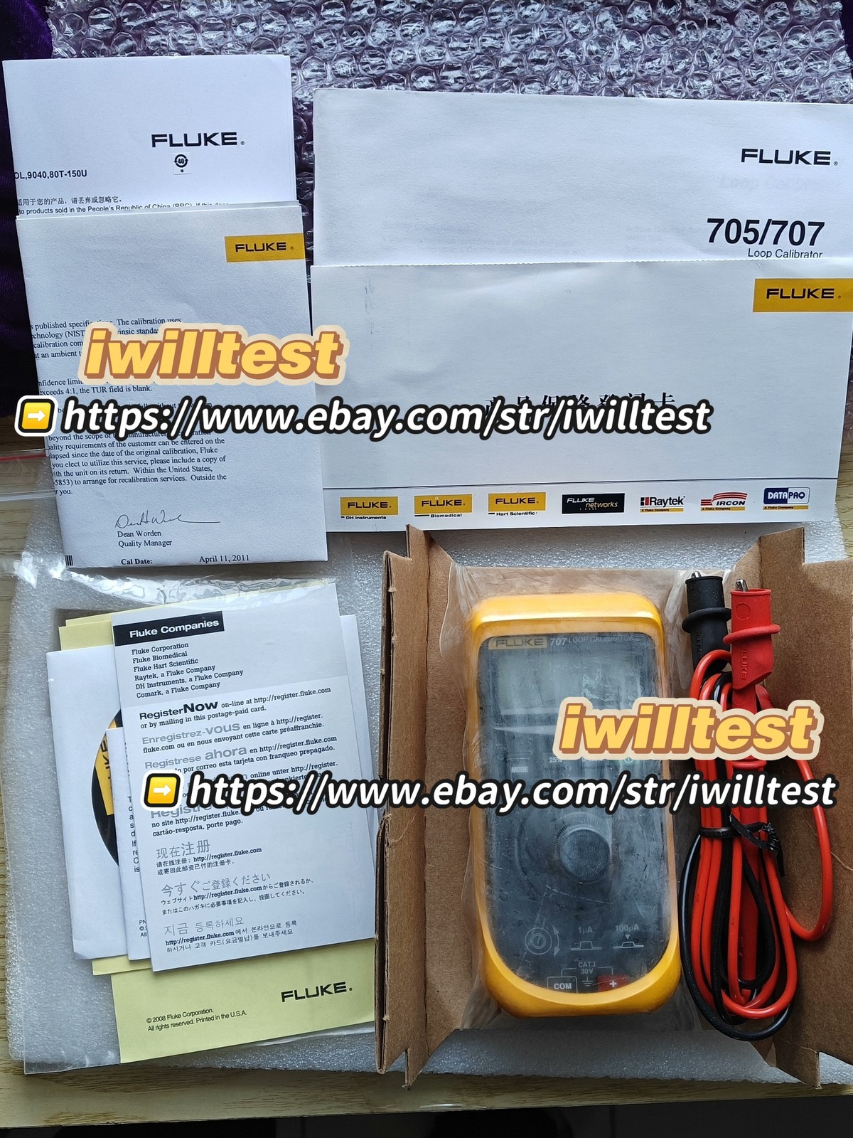 707 Loop Calibrator with Quick Click Knob SEALED *IW