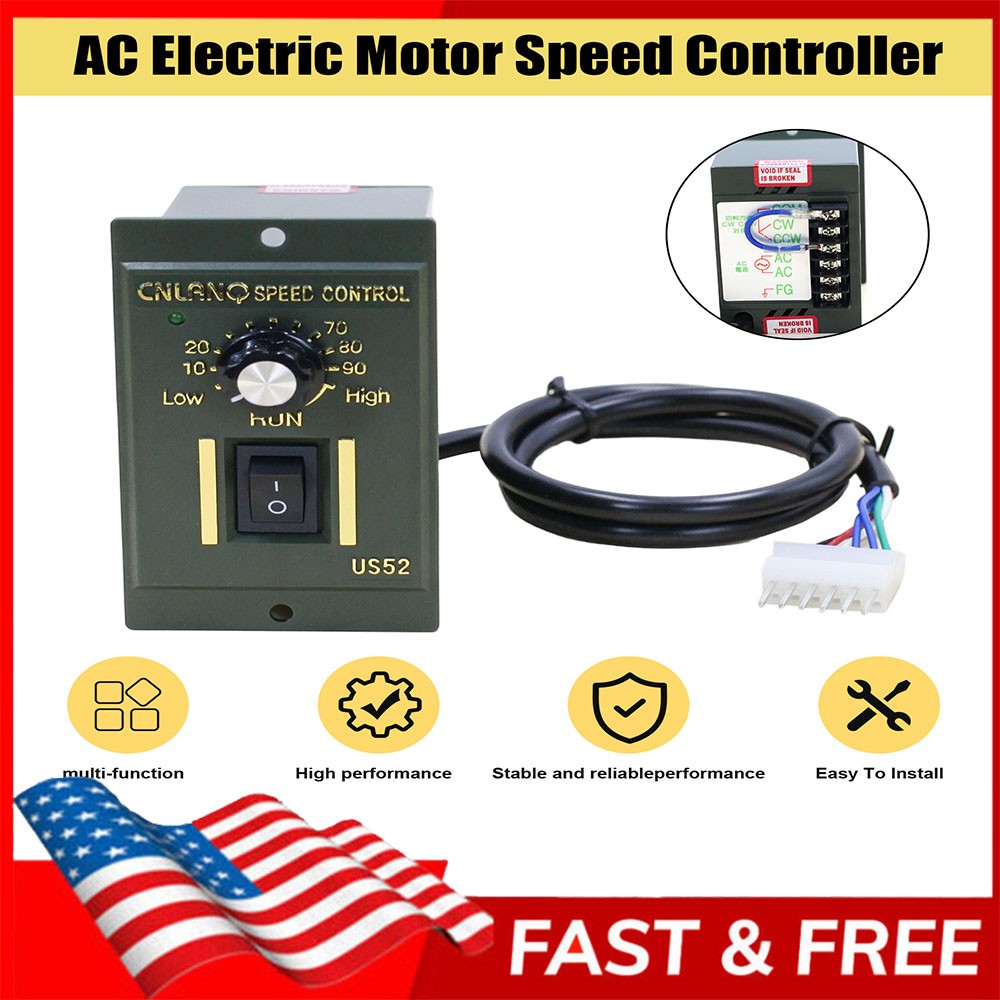 110V 120W AC Motor Speed Controller Regulator Reversible Module Control Switch