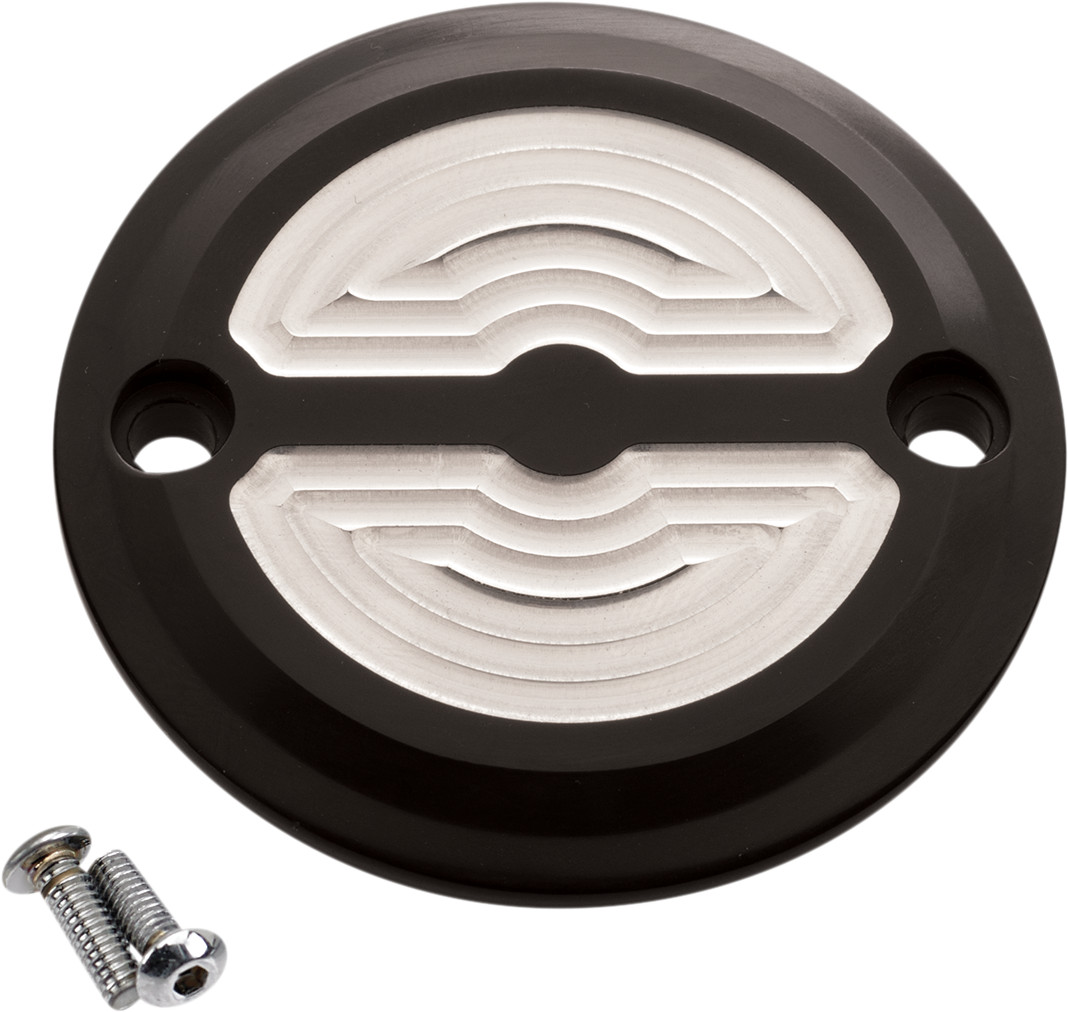 Joker Machine Timing Cover Black Milled 02-972-2