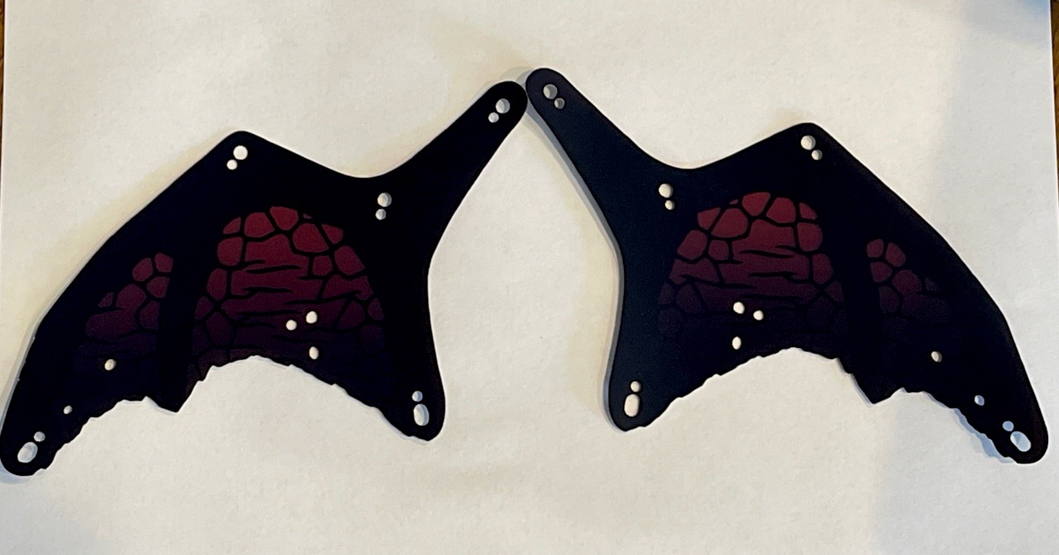 Custom Wings for Lego LotR Fell Beast 40693 Fell Beast Wings Durins Bane Edition