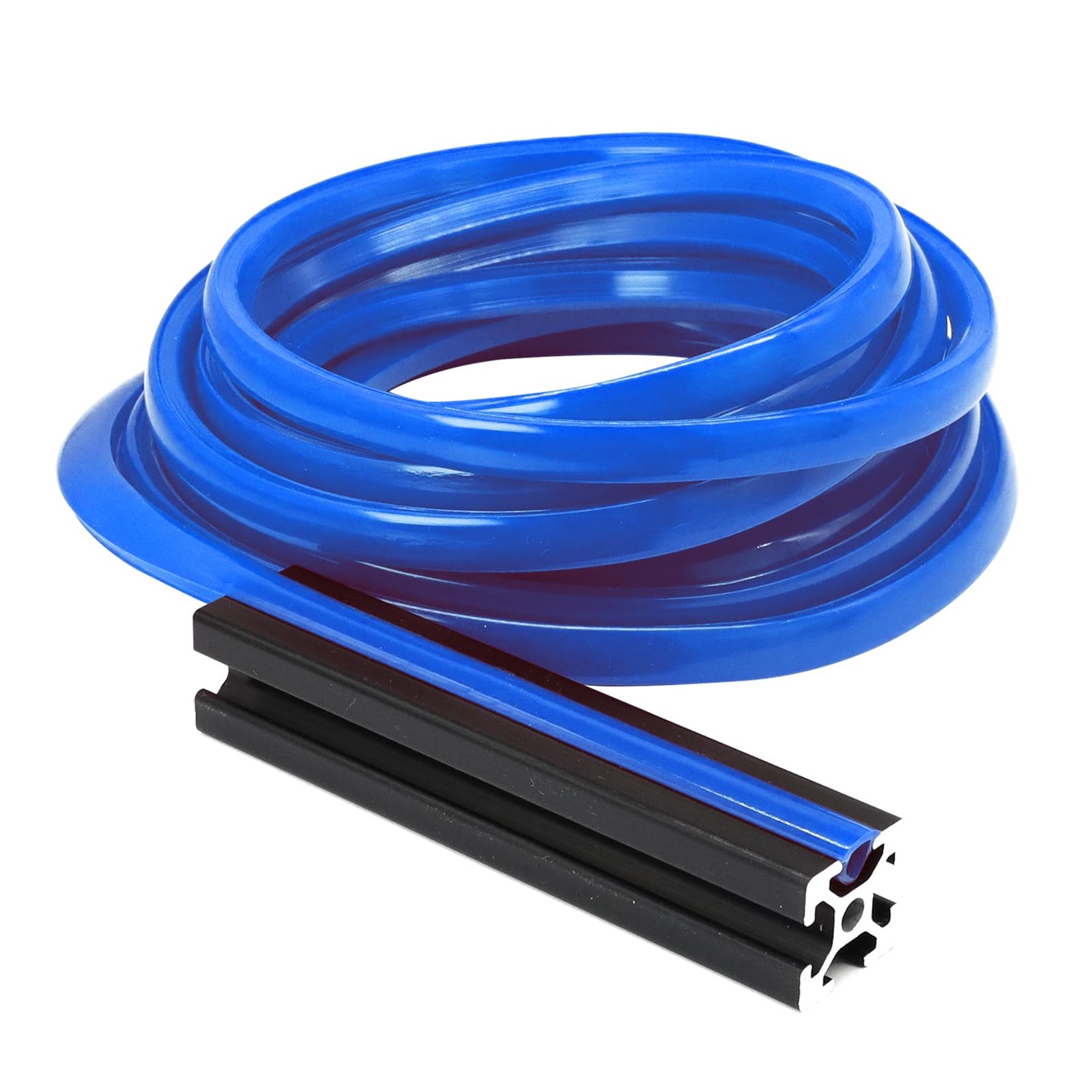 BLCCLOY 6 Meter 1010 2020 Aluminum Extrusion T Slot Cover Seal 6MM Slot, Blue