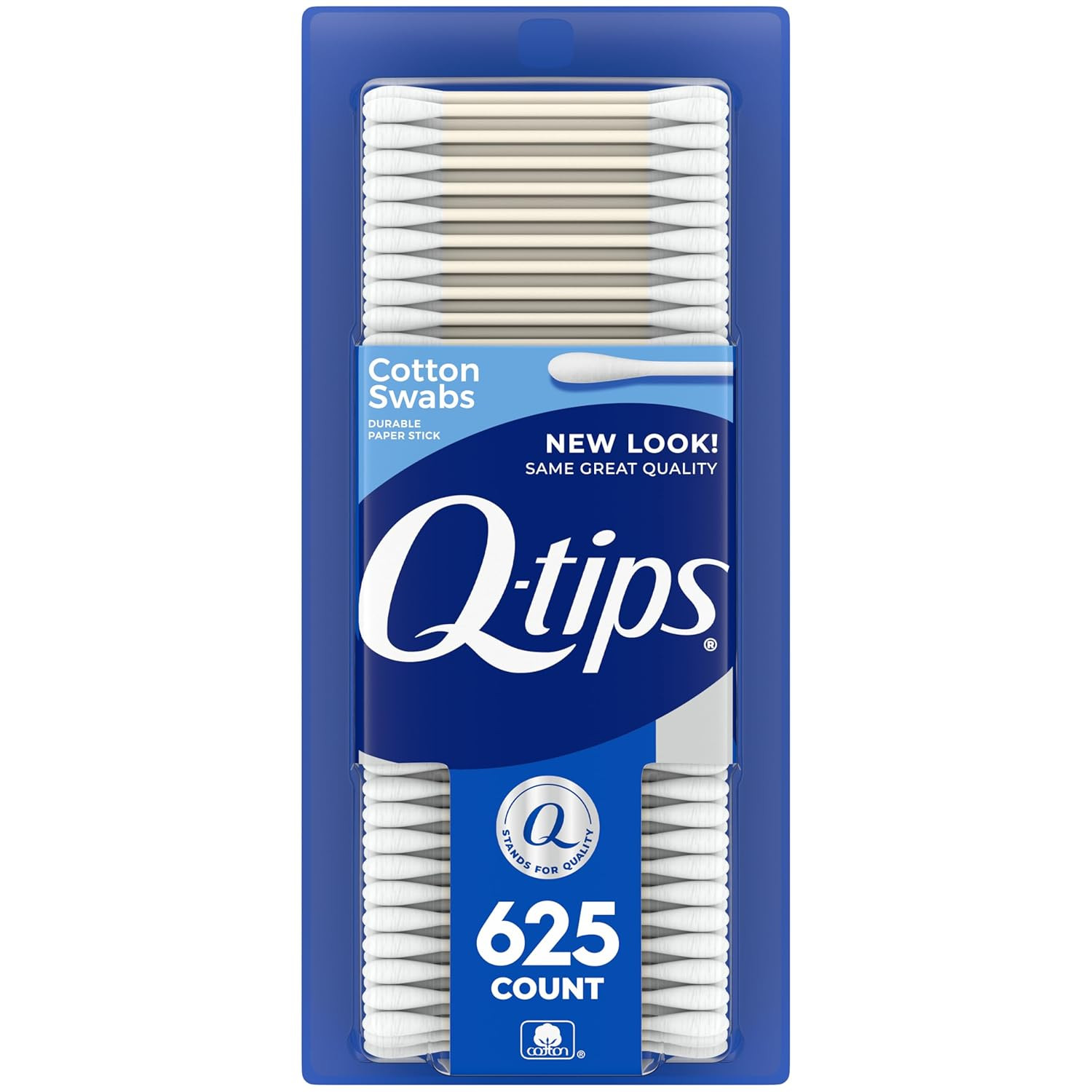 Q-Tips Cotton Swabs for Hygiene - 625 Count