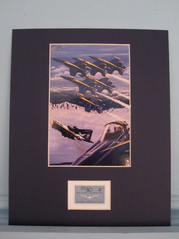 The U.S. Navy and  Naval Aviation honored by its stamp