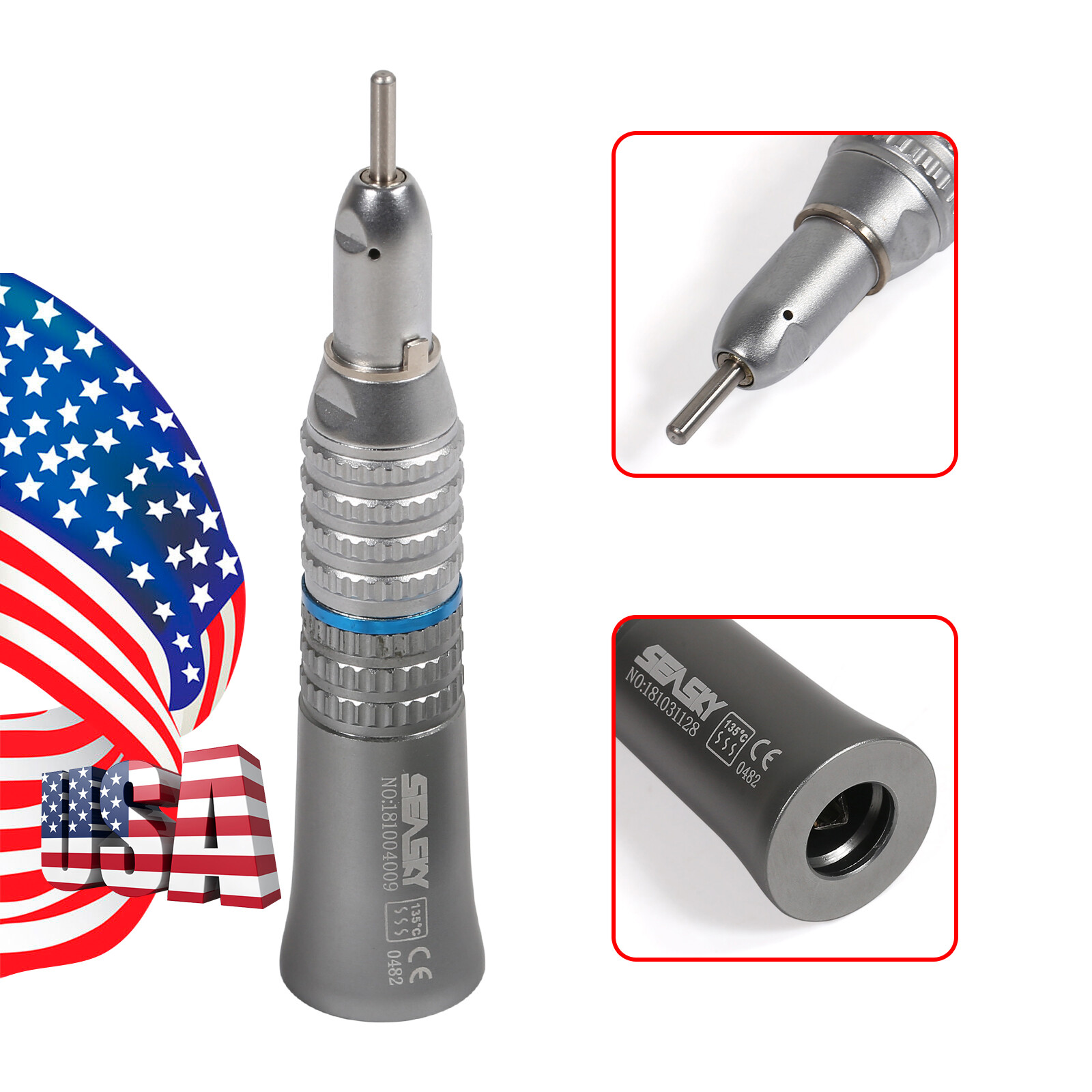 NSK Style Dental Slow Low Speed Straight Handpiece Nose Cone E-type