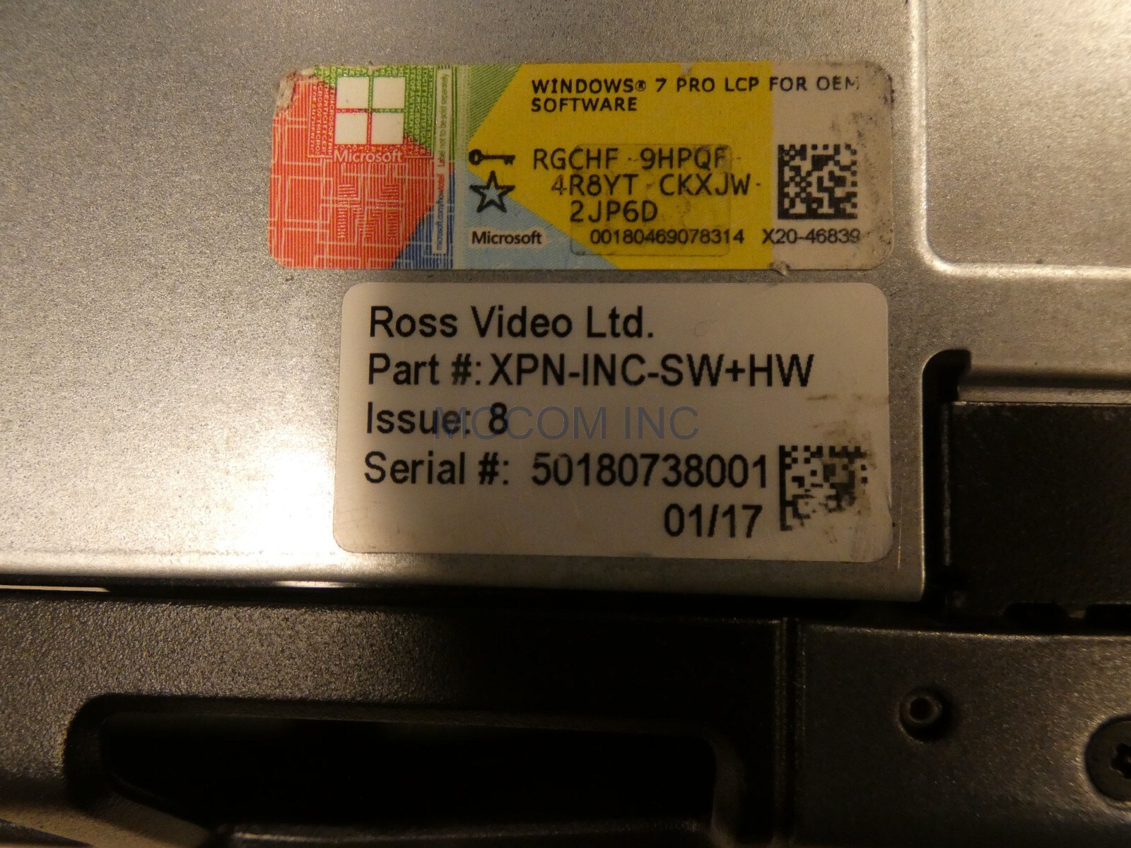 Ross XPression Video Encoder XPN-INC-SW+HW w/ 3 Dell 500gb Drives