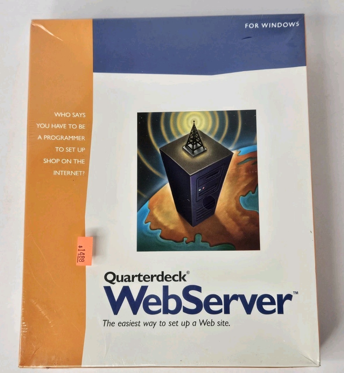 Quarterdeck Webserver Version 1.0 3.5" HD Disks NEW/SEALED Windows 3.1