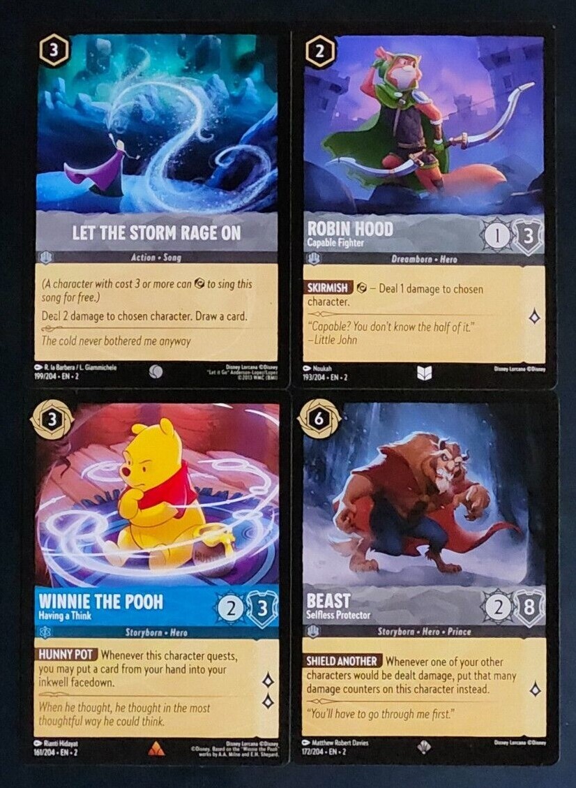Disney Lorcana - Rise of the Floodborn - Base Singles 1-204 You Pick the Card