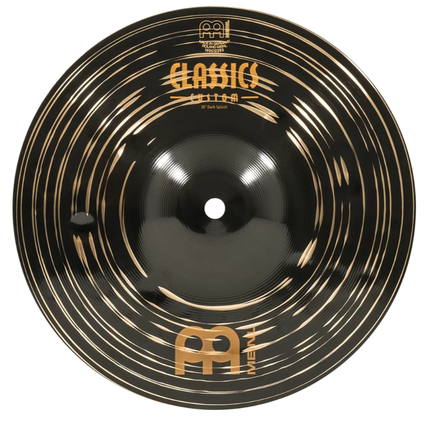 Meinl Classics Custom Dark 10" Splash Cymbal/New/Model # CC10DAS