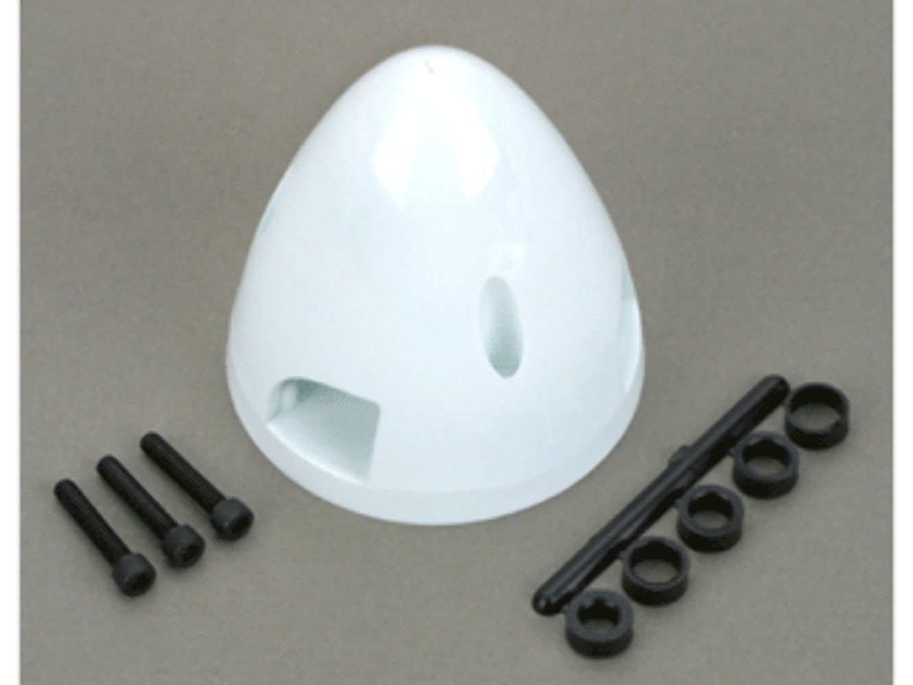 Spinner, 3 Blade, 2-1/2", White