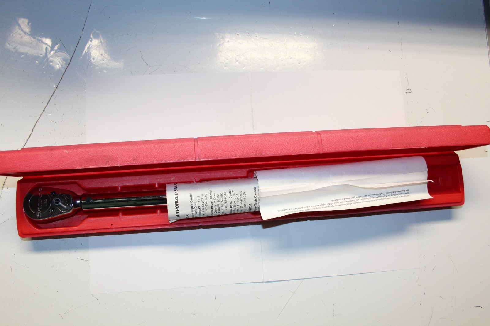 Snap-on TOOLS 1/2″ Dr Metric Adjustable Click-Type Fixed Ratchet Torque Wrench