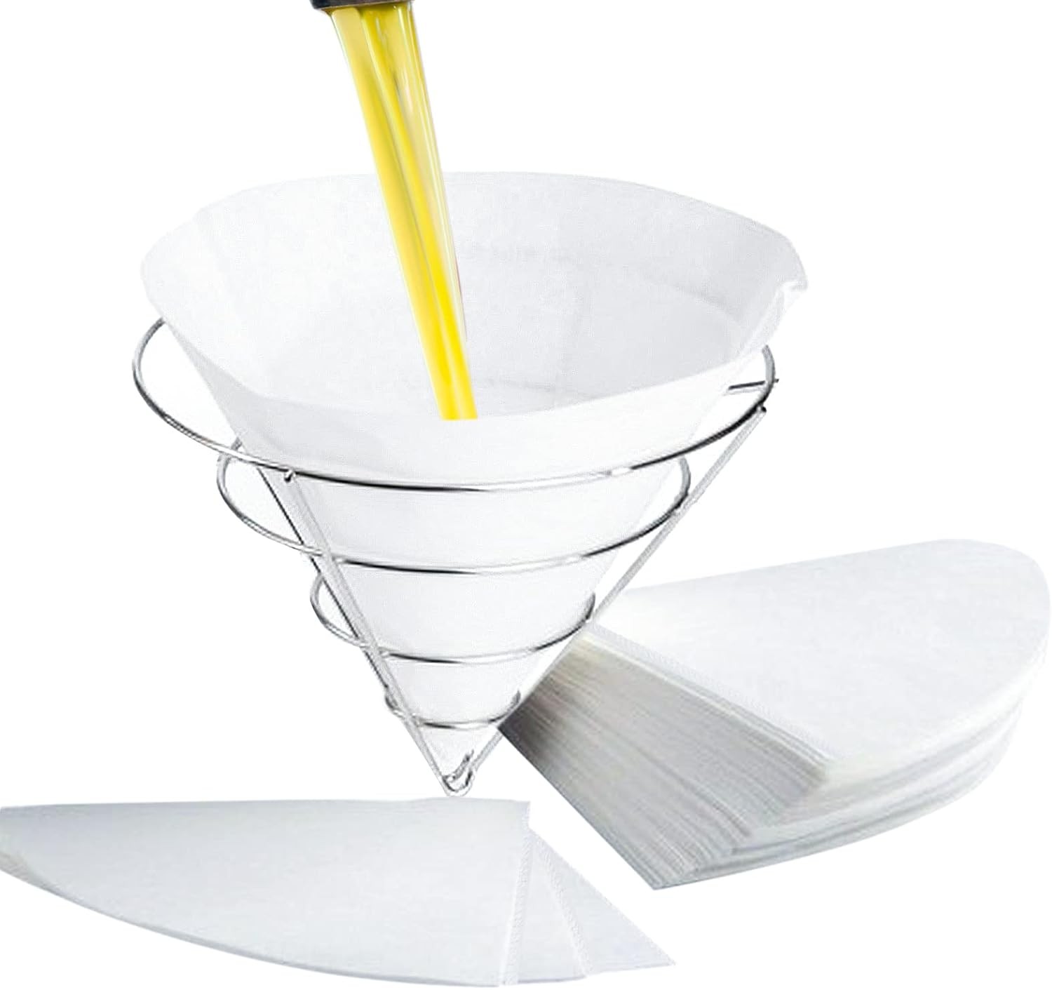 10in Non-Woven Fryer Oil Filters 30pk Commercial Kitchen Café Food Trucks