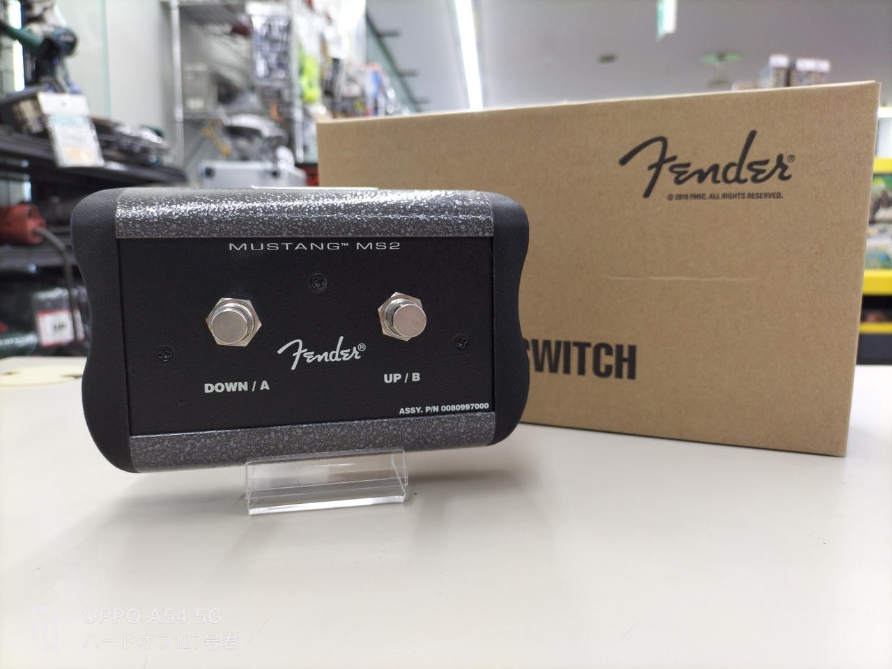 Fender Mustang MS2 2-Button Programmable Footswitch Pedal Genuine from Japan