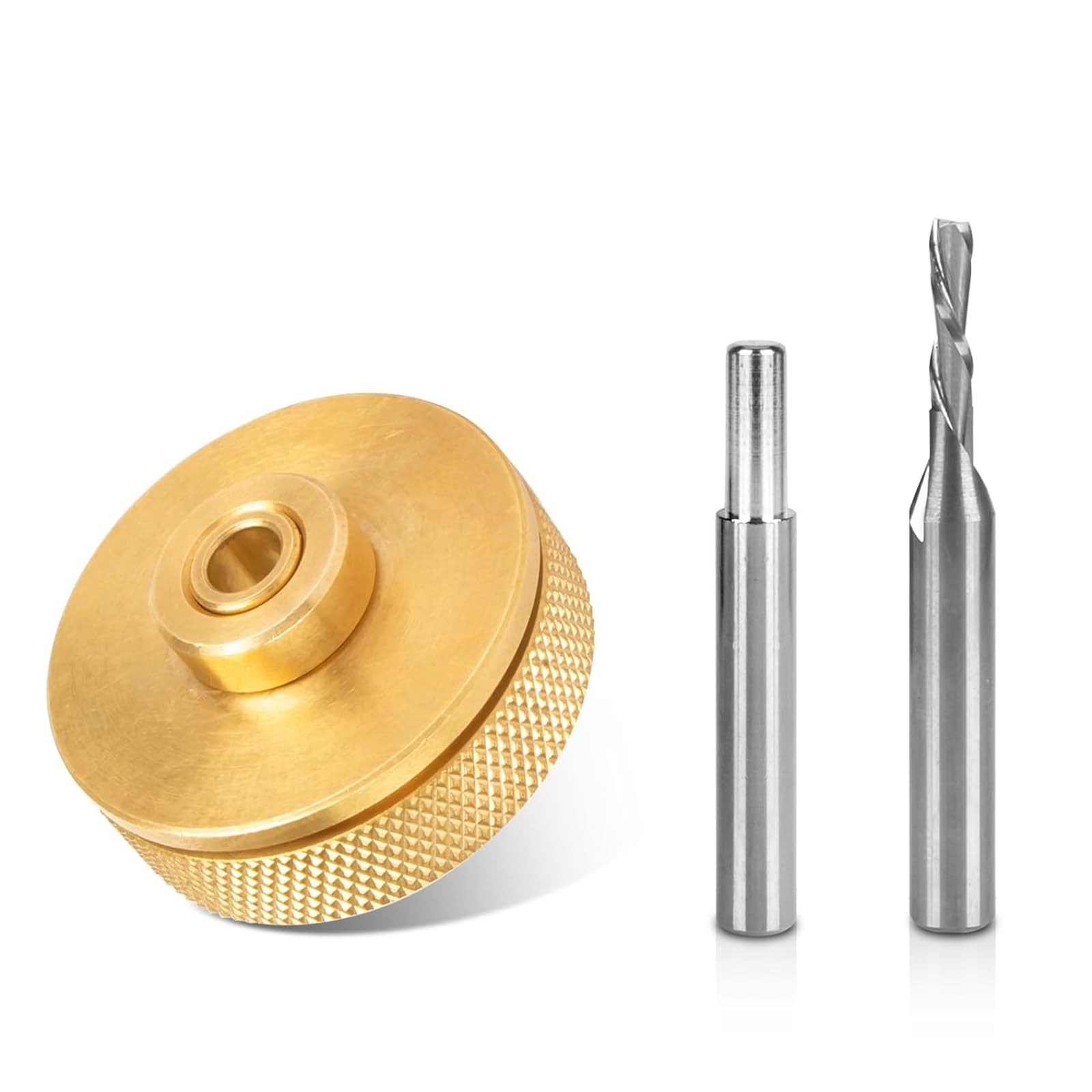 Router Inlay Bushing Kit 9500 1/8 inch, 1/4 9/16 5/16 gold