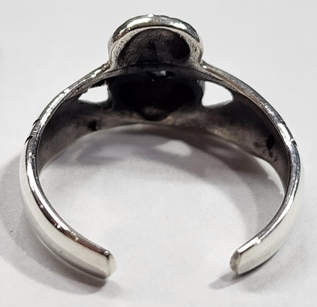 Claddagh Toe Ring Adjustable 925 Sterling Silver Irish