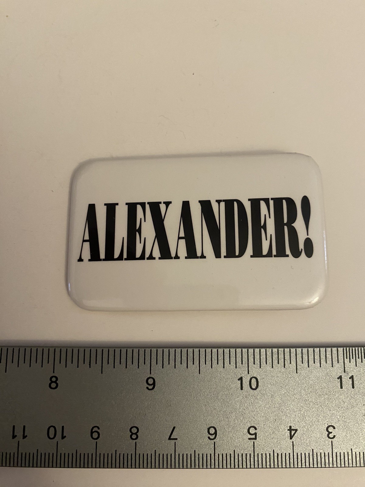 Alexander! Pin Back Button P98