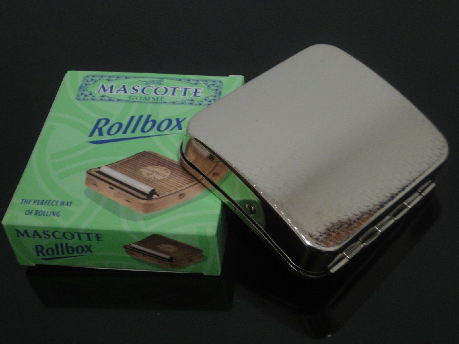 Mascotte 70mm Roller Roll Automatic Cigarette Tobacco Rolling Machine Box #03