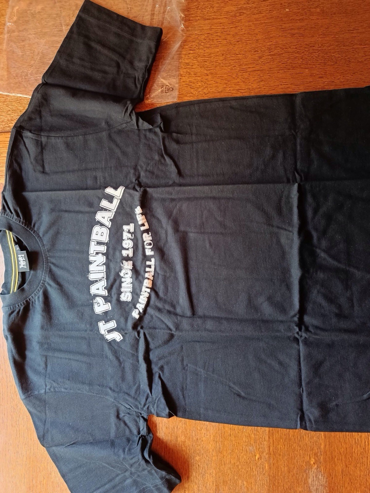 JT Paintball T Shirt Black Paintball For Life Size L New