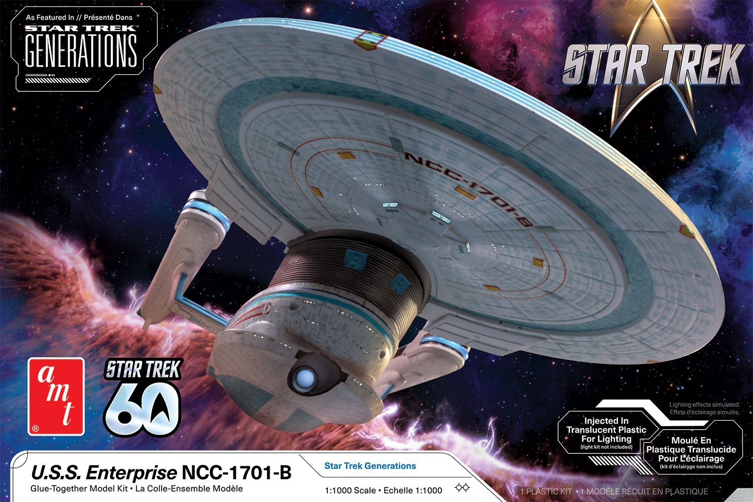 AMT 1/1000 USS Enterprise NCC-1701-B  Model Kit AMT1560