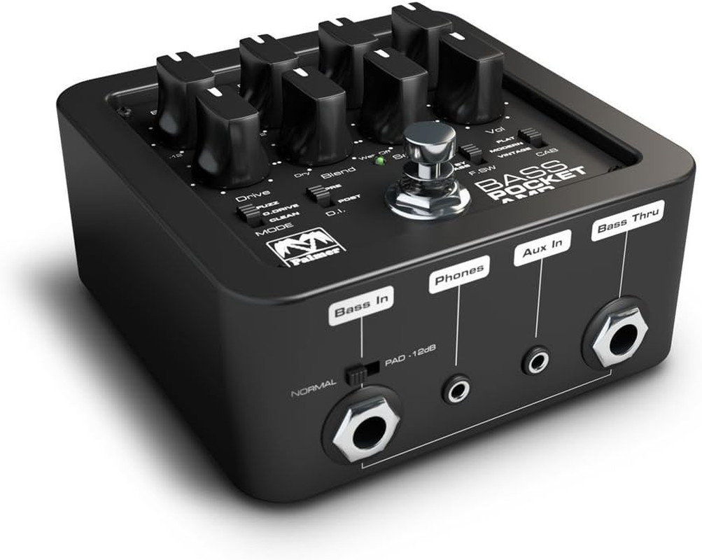POCKET AMP BASS Portable Bass Preamp (PEPAMPBASS)