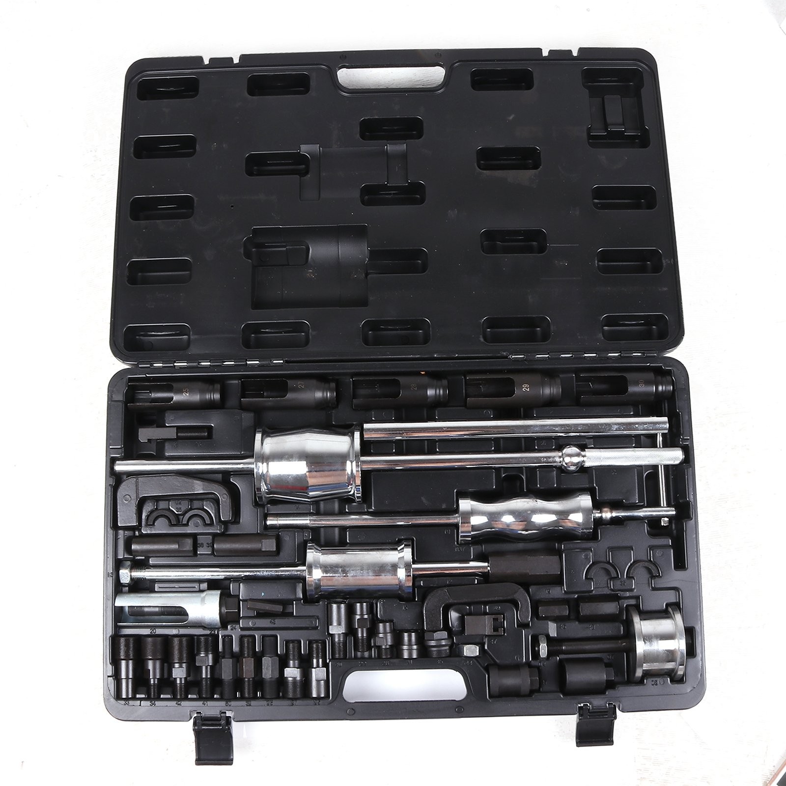 Complete Sets Auto Truck Diesel Injector Extractor Slide Hammer Puller Adaptor