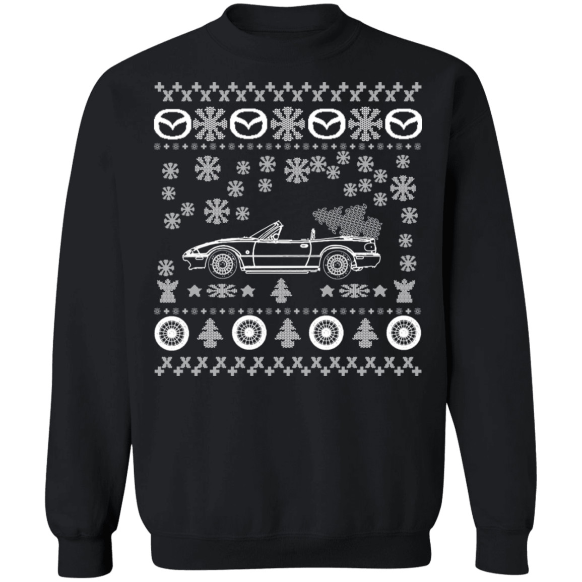 Mazda Miata NA ugly christmas sweater V2 new style