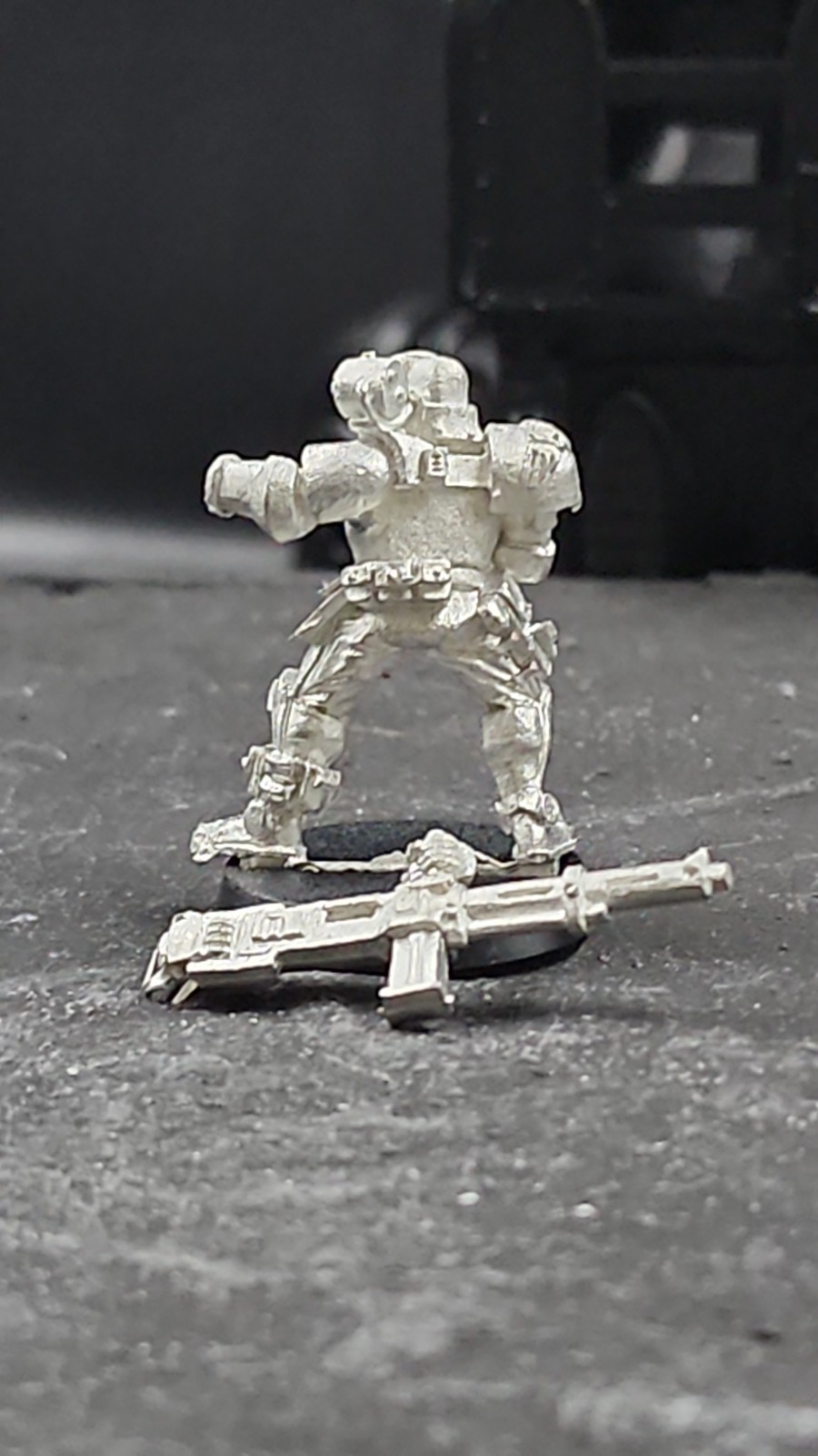 OOP Warhammer 40k Adeptus Arbites W/ Heavy Stubber Necromunda Kill Team - Metal