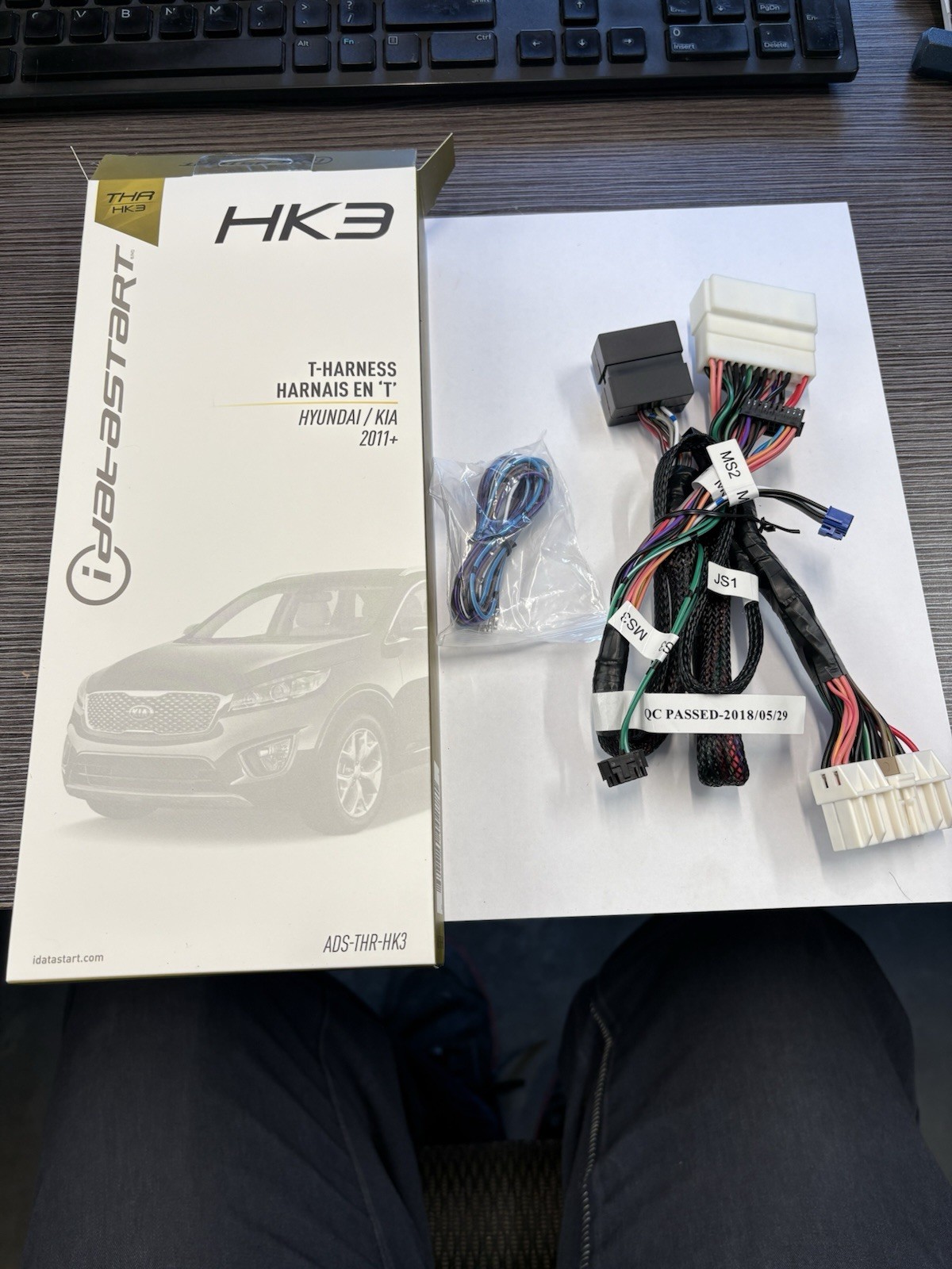 iDatastart ADS-THR-HK3 Plug-N-Play Remote Start T-Harness for 13-20 Hyundai/Kia