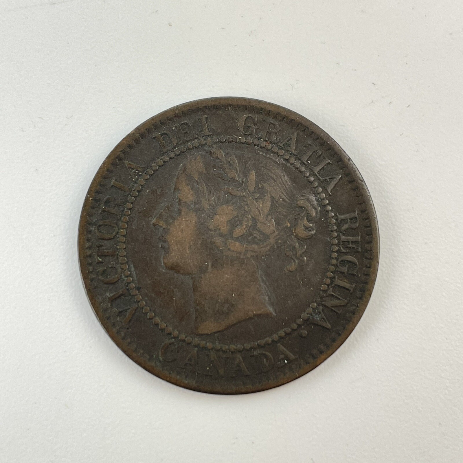 Canada Queen Victoria 1859 One Cent Coin