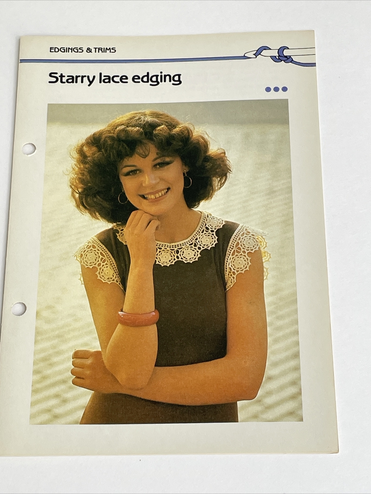 Marshall Cavendish Starry Lace Edging for Women's Cloths Crochet Pattern