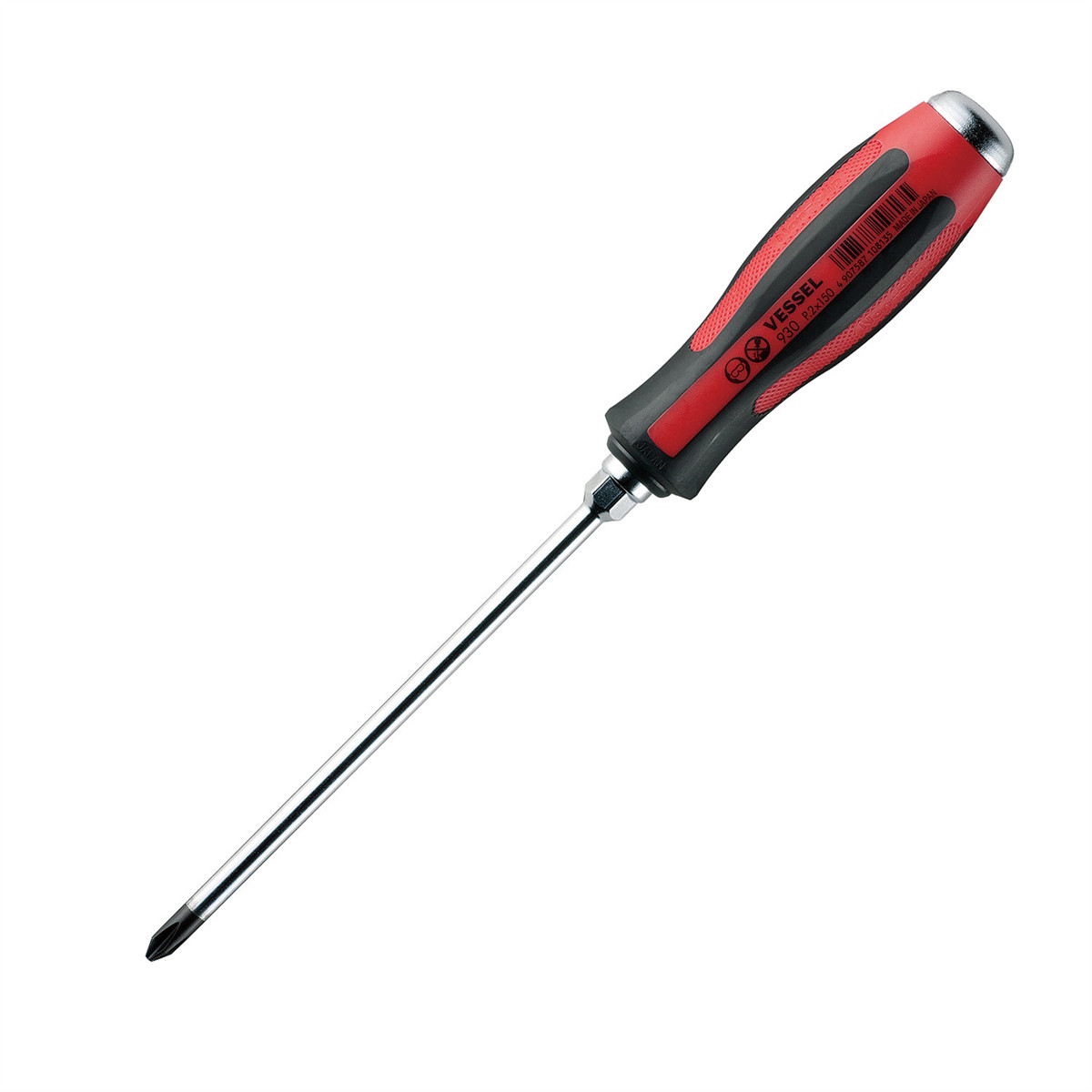 Vessel Tools No. 930 MEGADORA Screwdriver PH2x150