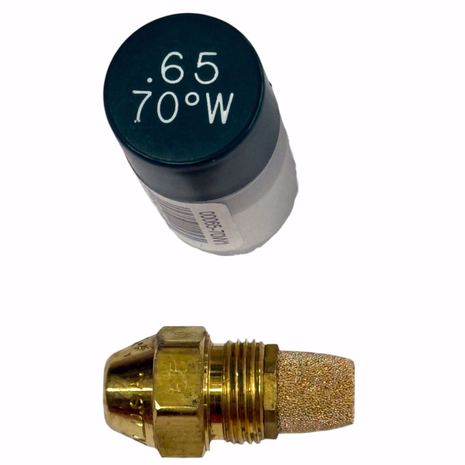 DELAVAN 0.65 GPH 70° W NOZZLE W/ SINTERED FILTER