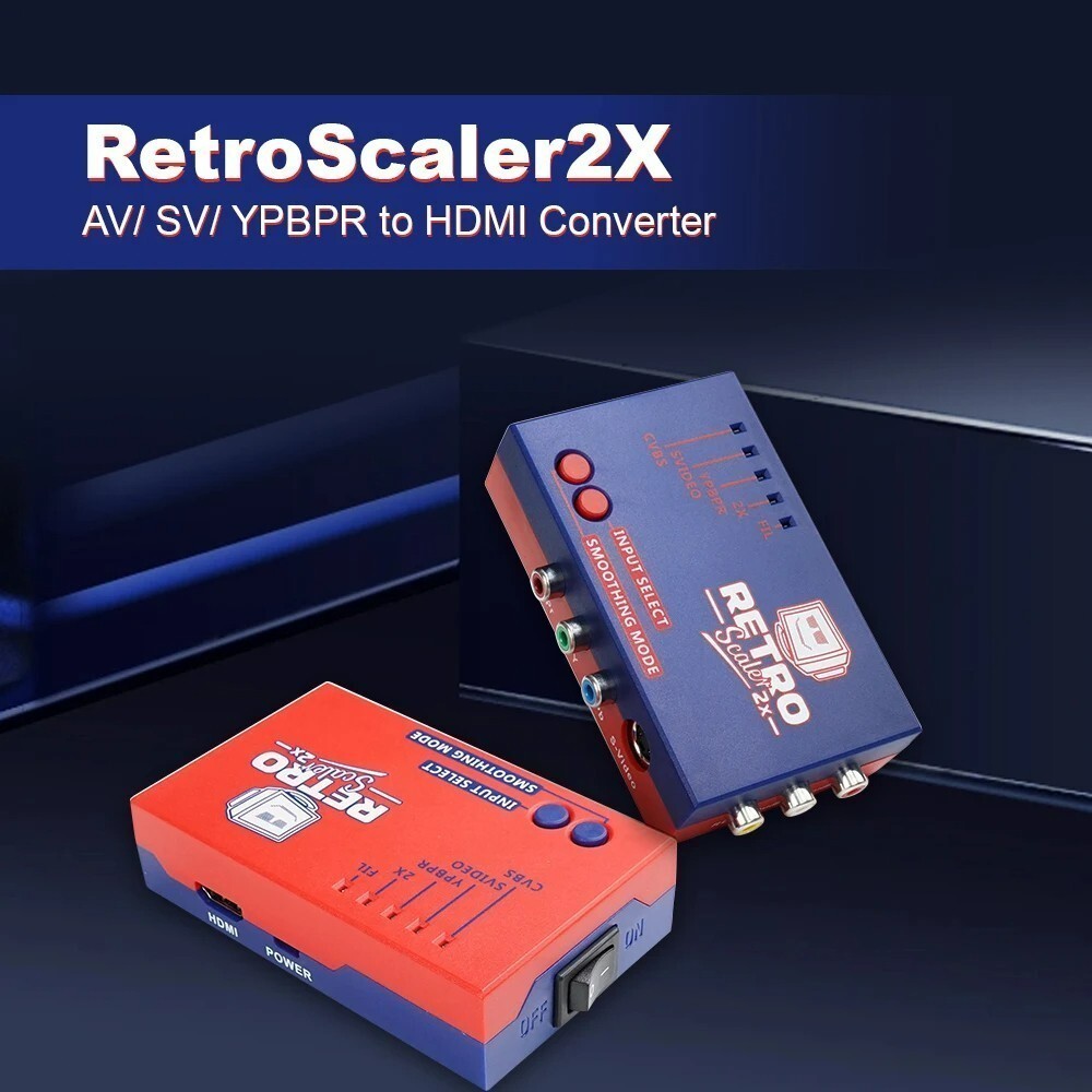 RetroScaler 2X Retro Game Consoles to HDMI Adapter HDMI-compatible Converter
