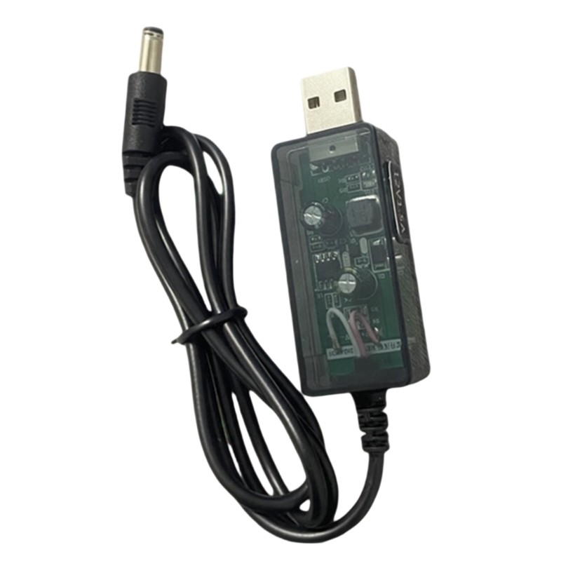 Portable USB 5V to DC12V Boost Cable Ideal for Travel Routers Charging DC5521