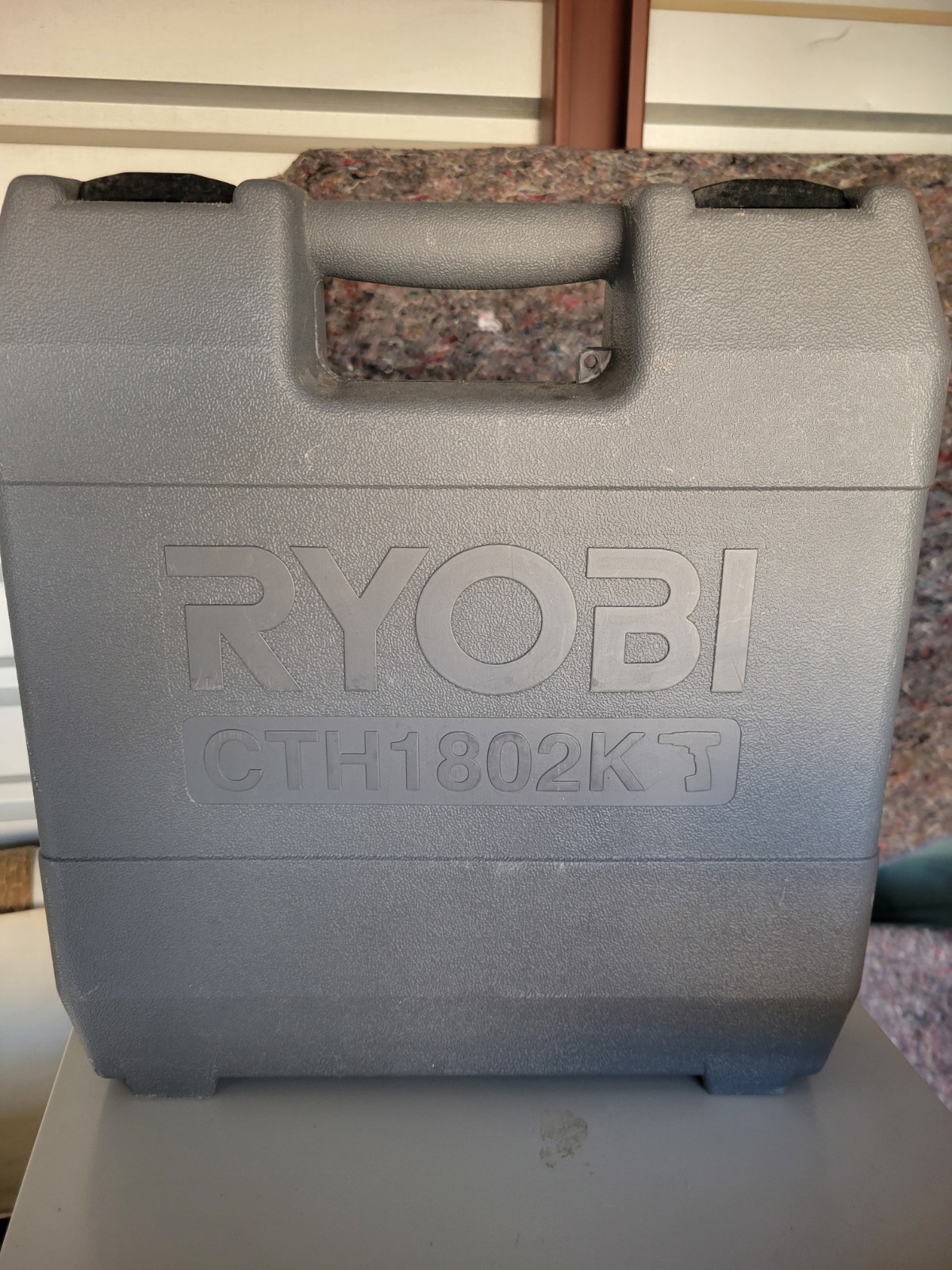 Ryobi Cordless Power Drill Model CTH1802K CASE ONLY 5819501 (01) Gray