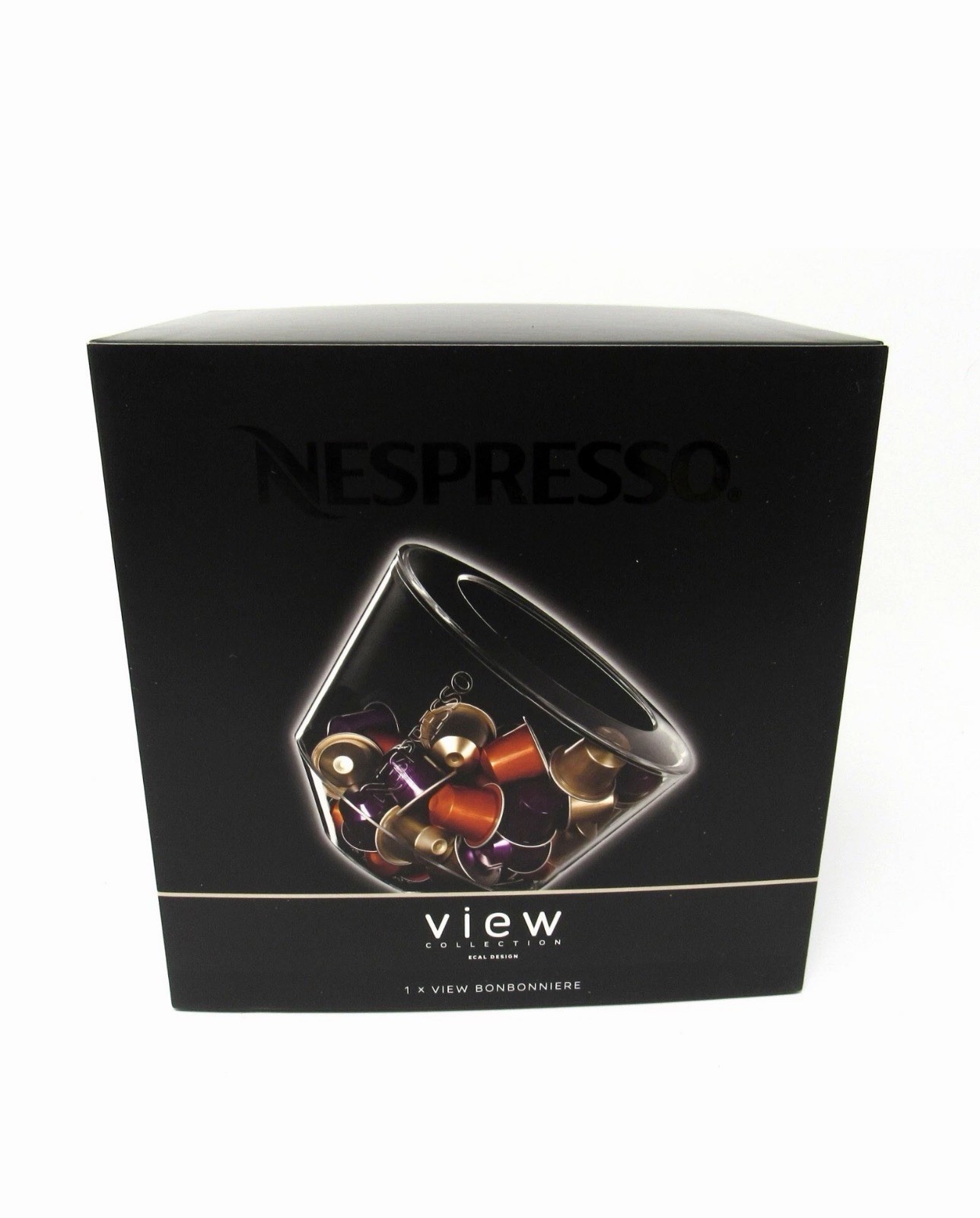 Nespresso View Collection Bonbonniere Coffee Capsule Dispenser New in Box