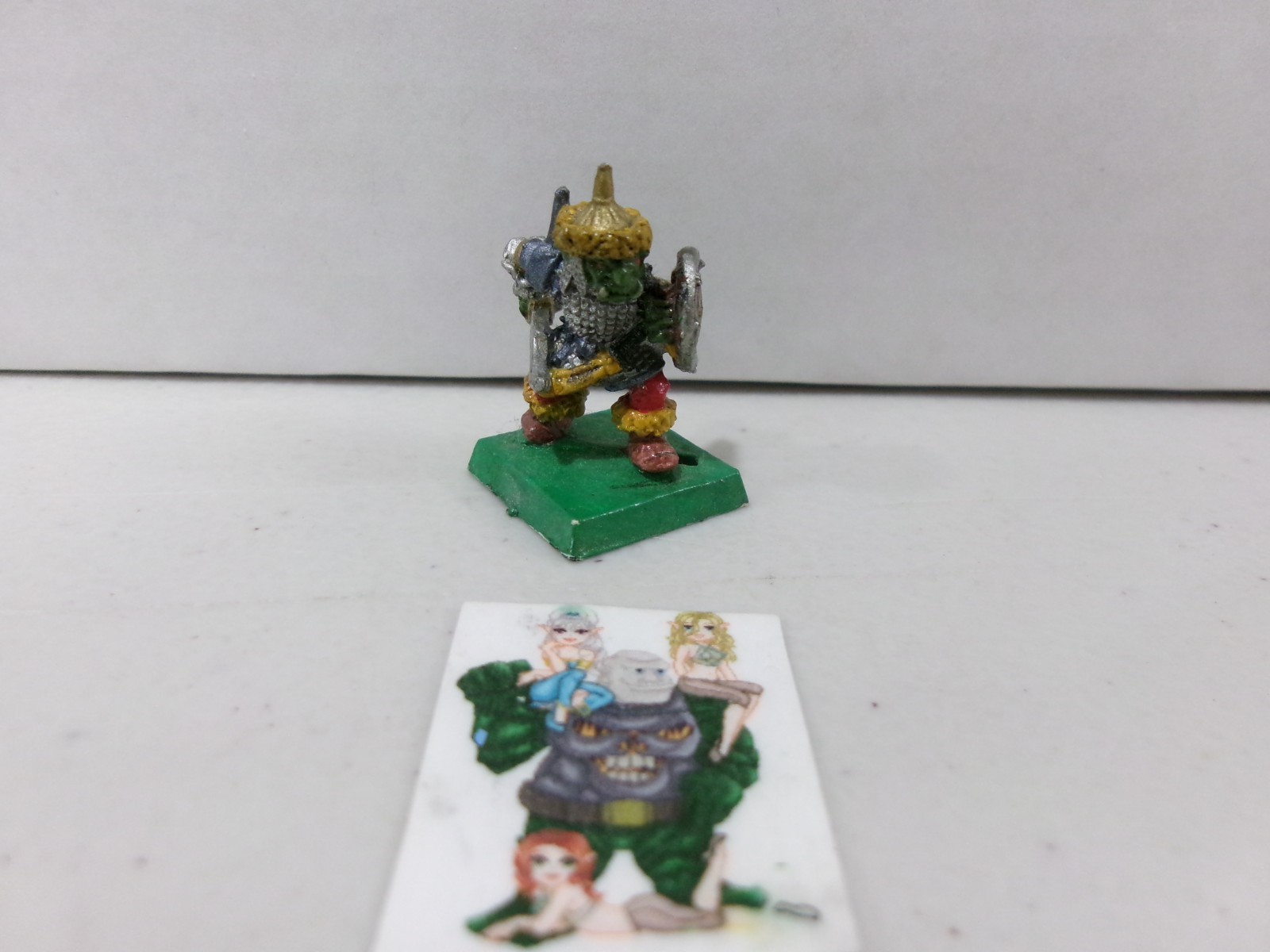 =D&D METAL FIGURE Orc Warrior Z6=