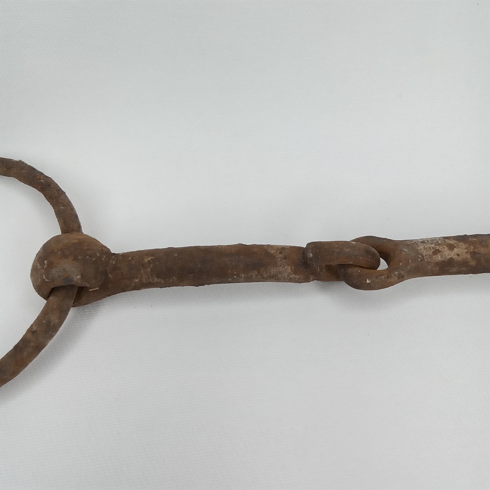 Antique Iron O Ring Horse Bit Snaffle Bit Style Mullen Jointed Mouthpiece 1900s