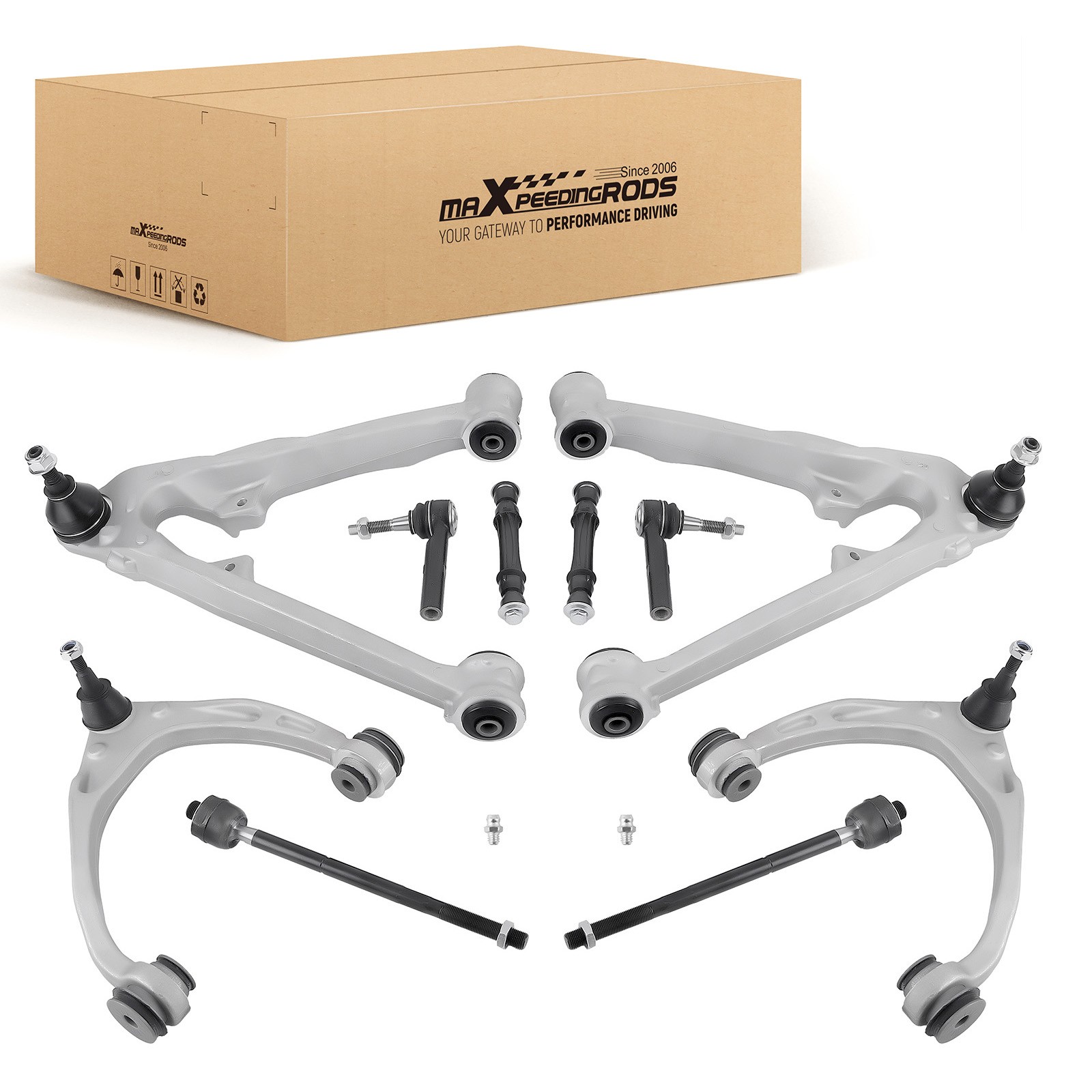 Upper & Lower Aluminum Control Arms for 2014-2016 Silverado Sierra 1500 Escalade