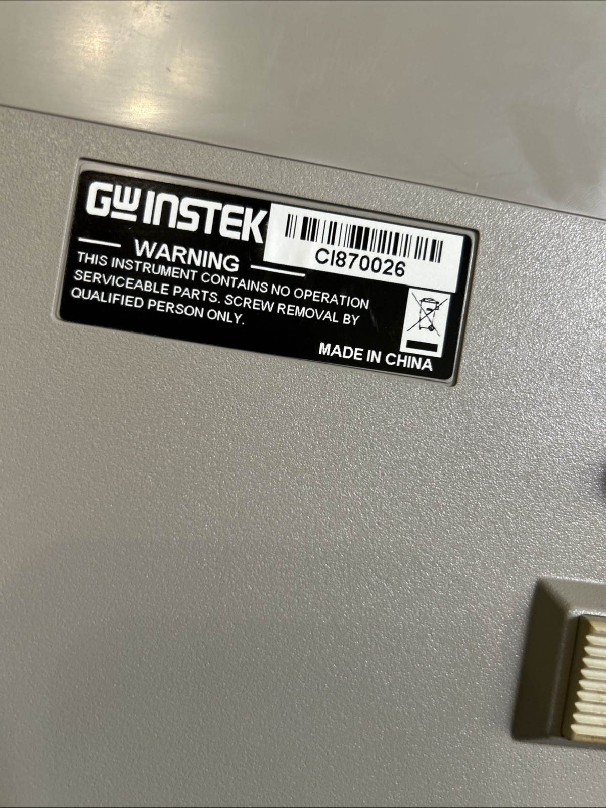 GW Instek GFG-8020H 2Mhz Function Generator