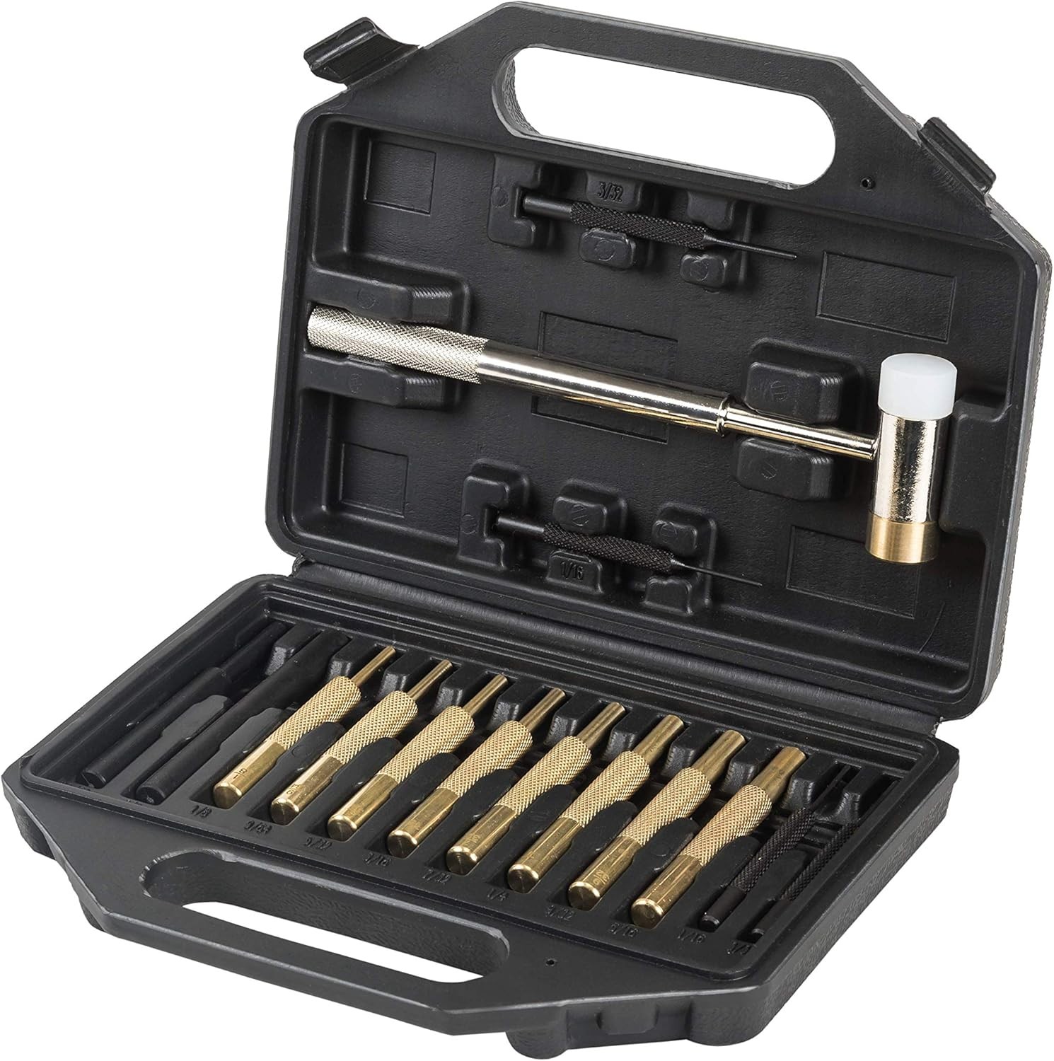 Roll Pin Punch Set Gunsmith Hammer Arms Armorers Tool Kit Enhancement 15 Pieces