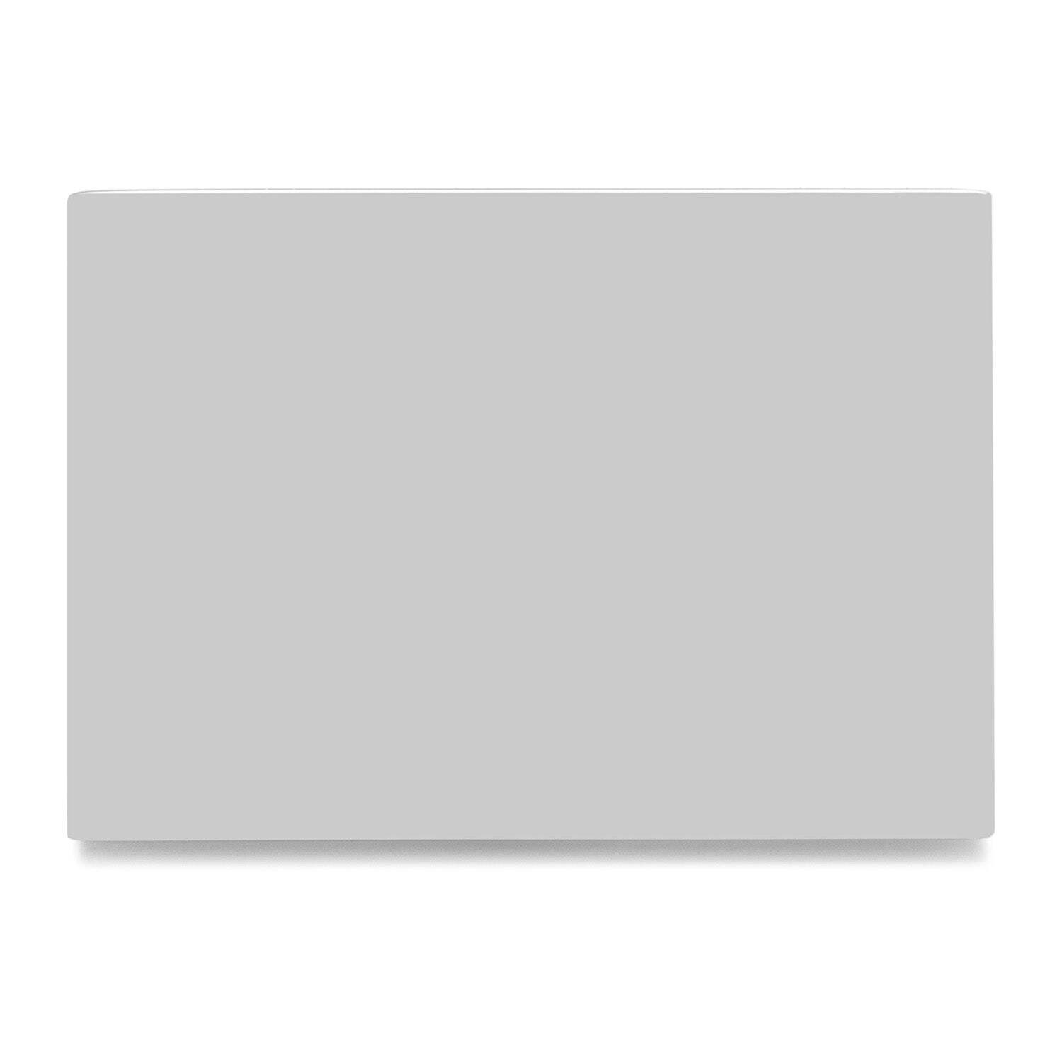 Sterling Silver Infinity Edge Rectangle Engravable Cufflinks