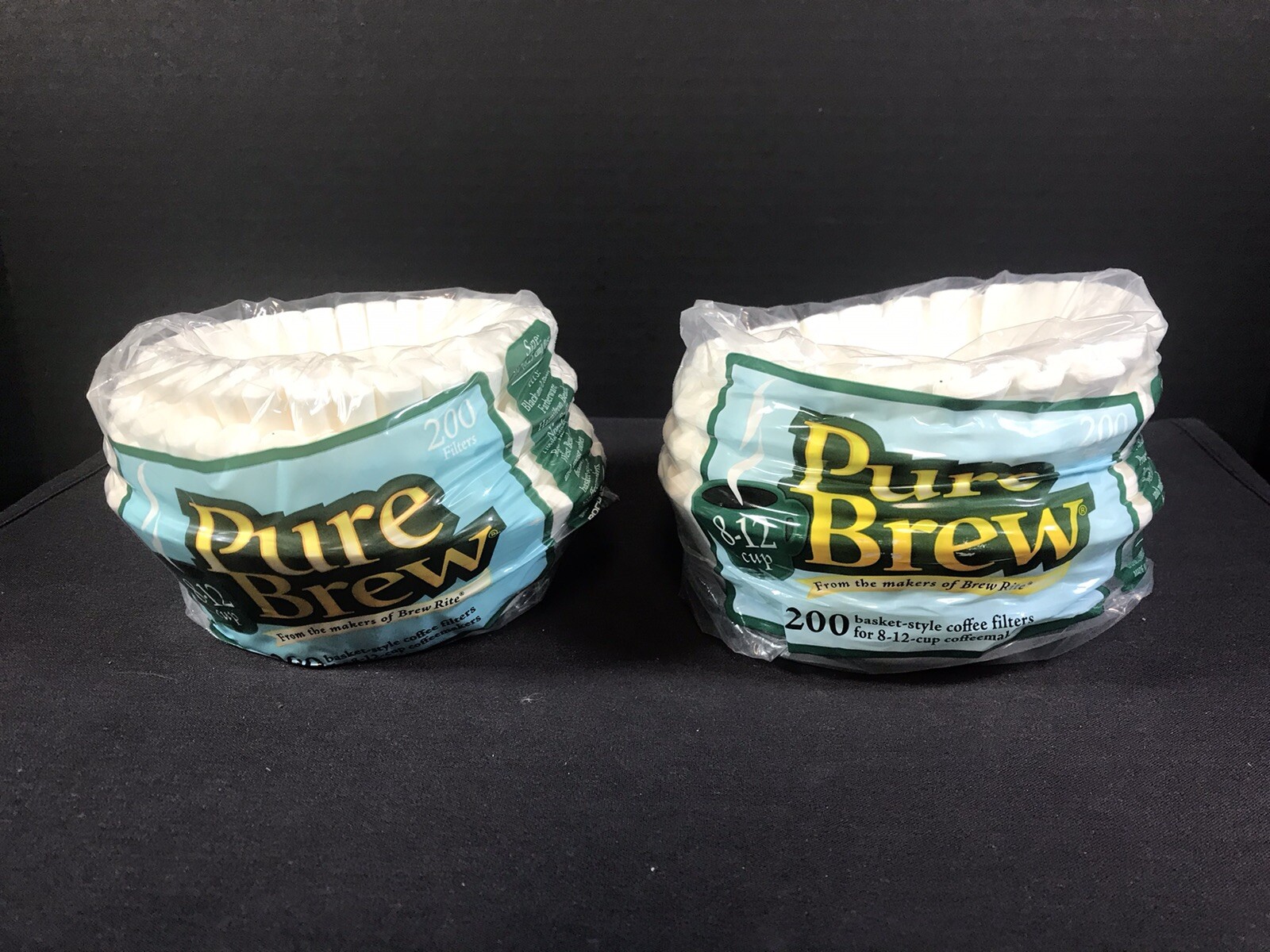 Basket Coffee Filters Round 8 10 12 cup Coffee Maker PURE BREW by Brew Rite 200