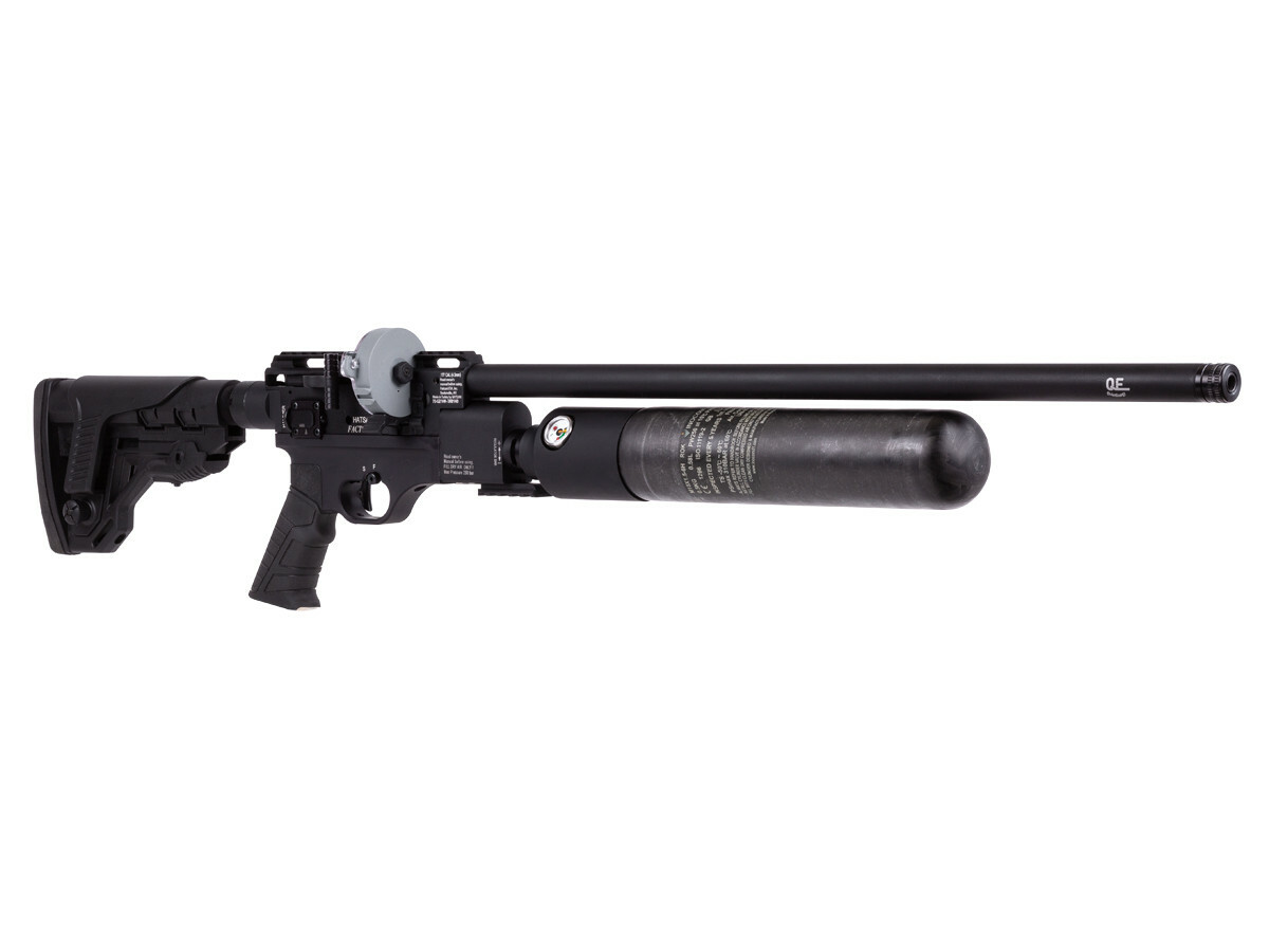 Hatsan Factor RC PCP .22 Cal Air Rifle w/ Scope and Pellets and Hard Case Bundle